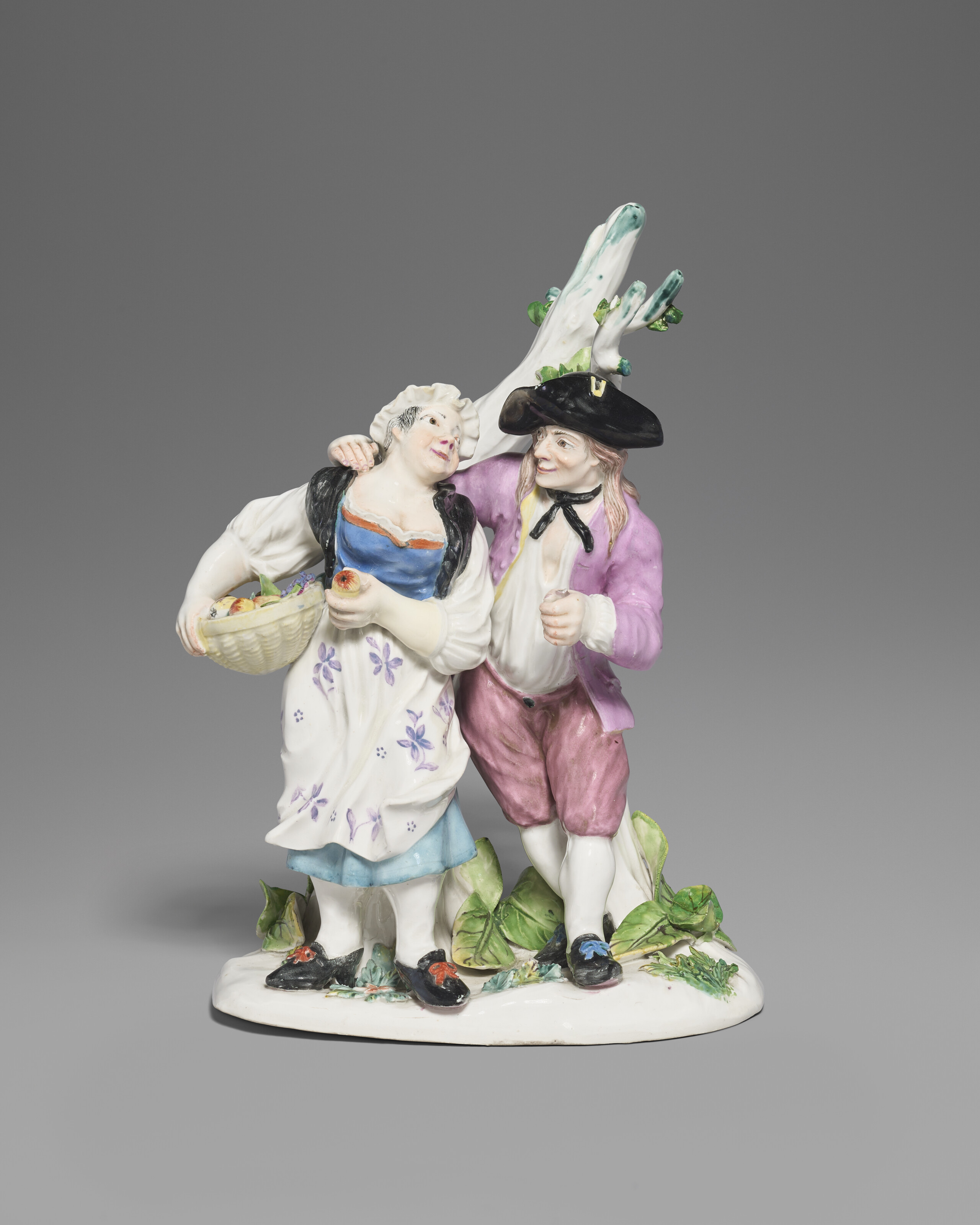 TWO MEISSEN PORCELAIN MALE 'CRIS DE PARIS' FIGURES OF ENTERTAINERS