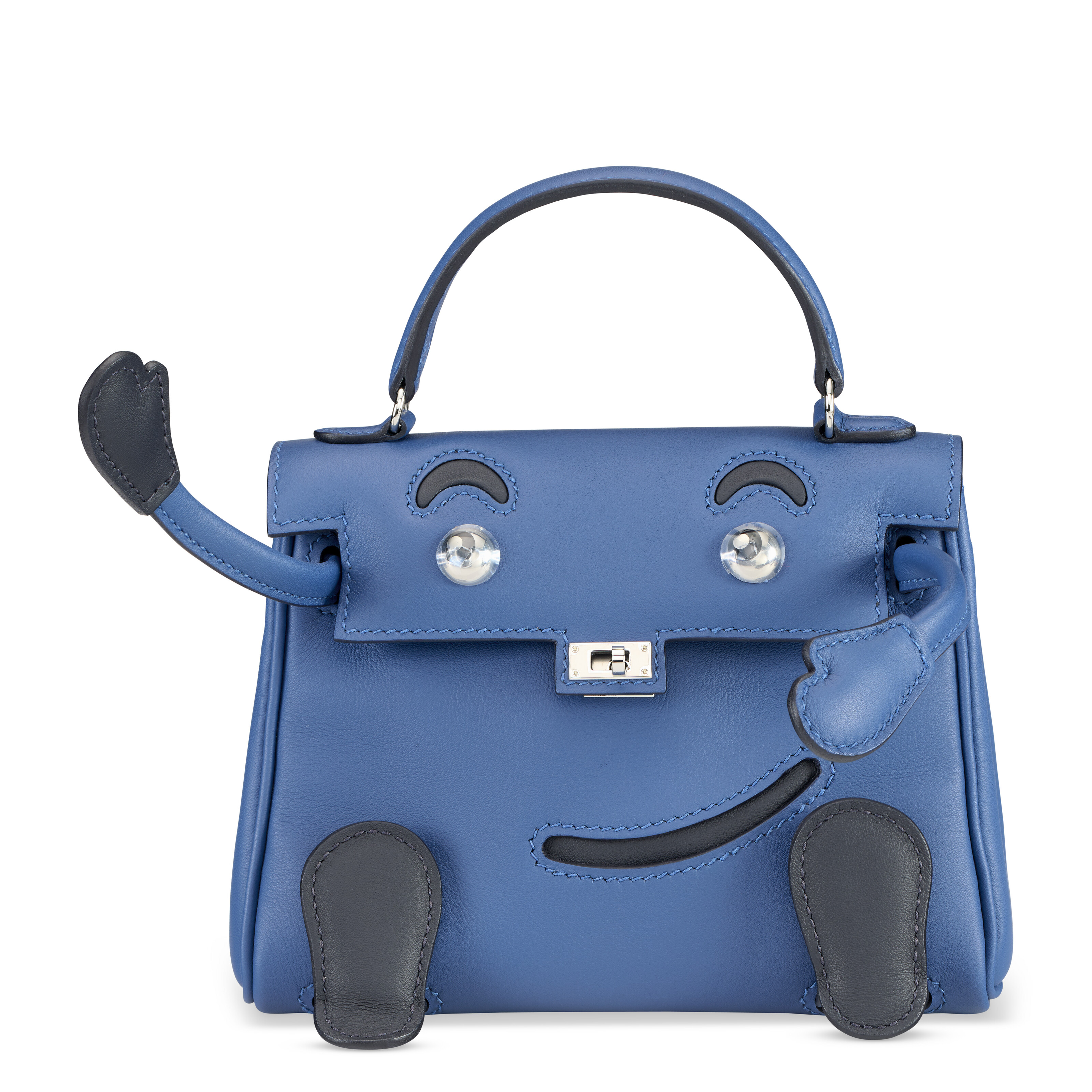 A LIMITED EDITION BLEU TIE & CABAN SWIFT LEATHER QUELLE IDOLE