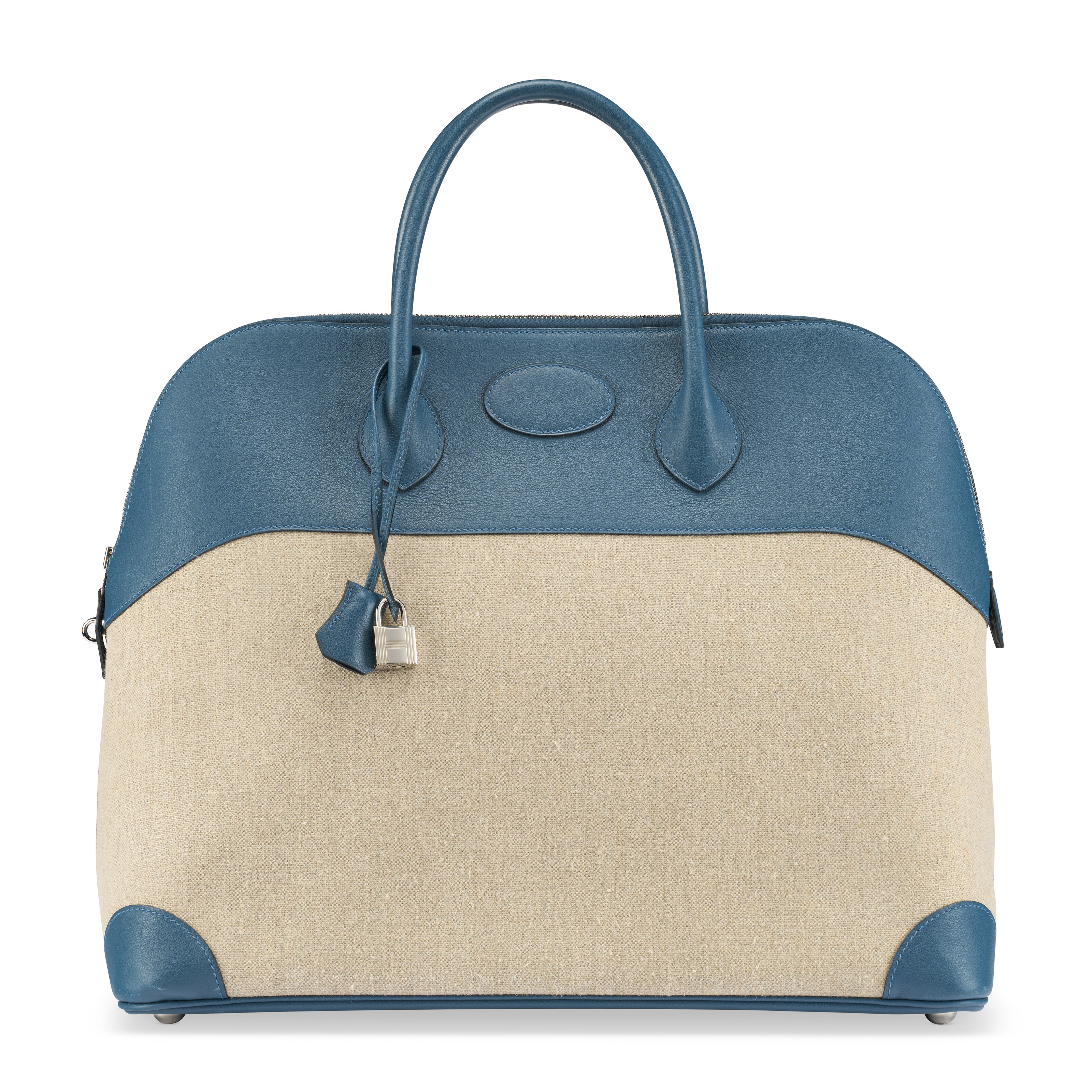 A COLVERT EVERCOLOR LEATHER & TOILE DE CAMP BOLIDE 45 WITH