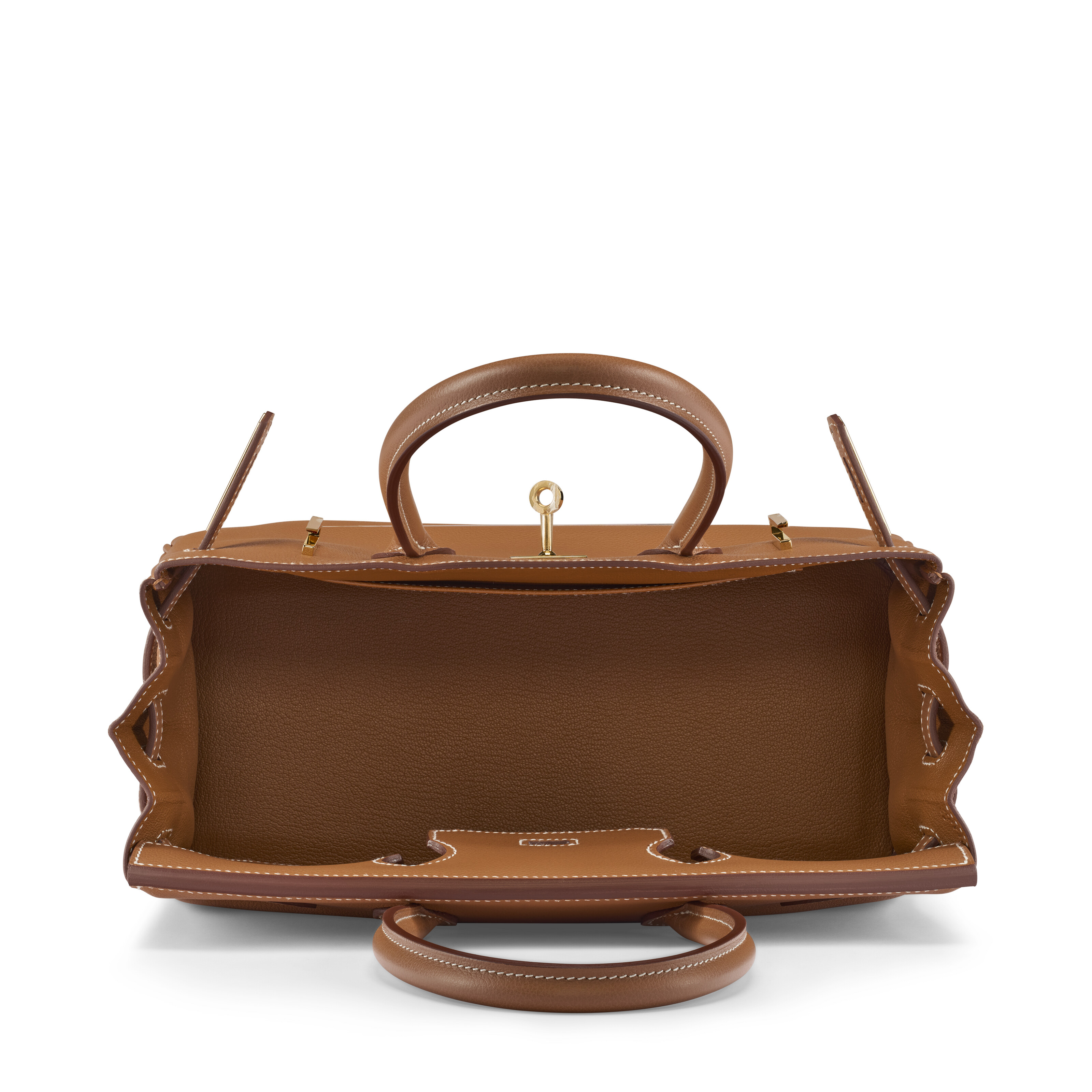 A GOLD EVERCOLOR LEATHER SHOULDER BIRKIN LIGHT 29 WITH GOLD