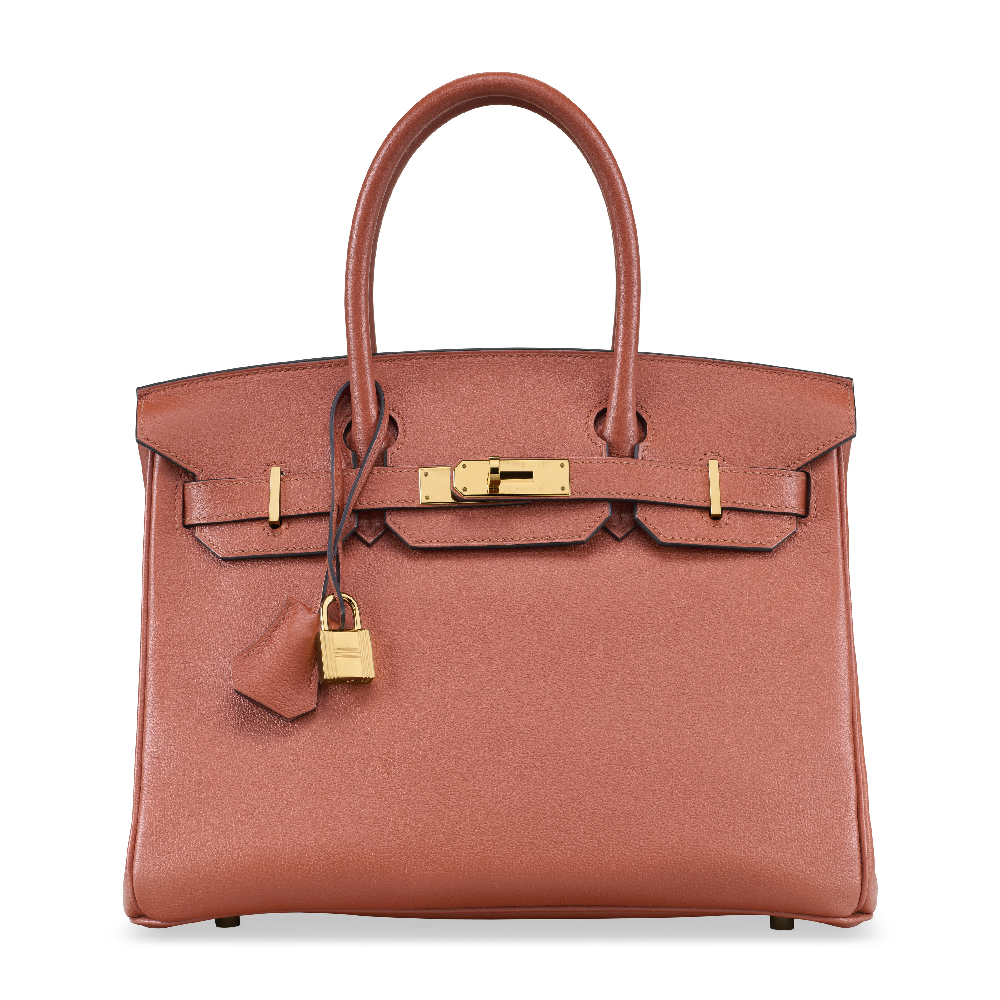 A VACHE NATURELLE LEATHER HAC BIRKIN 55 WITH BRASS HARDWARE