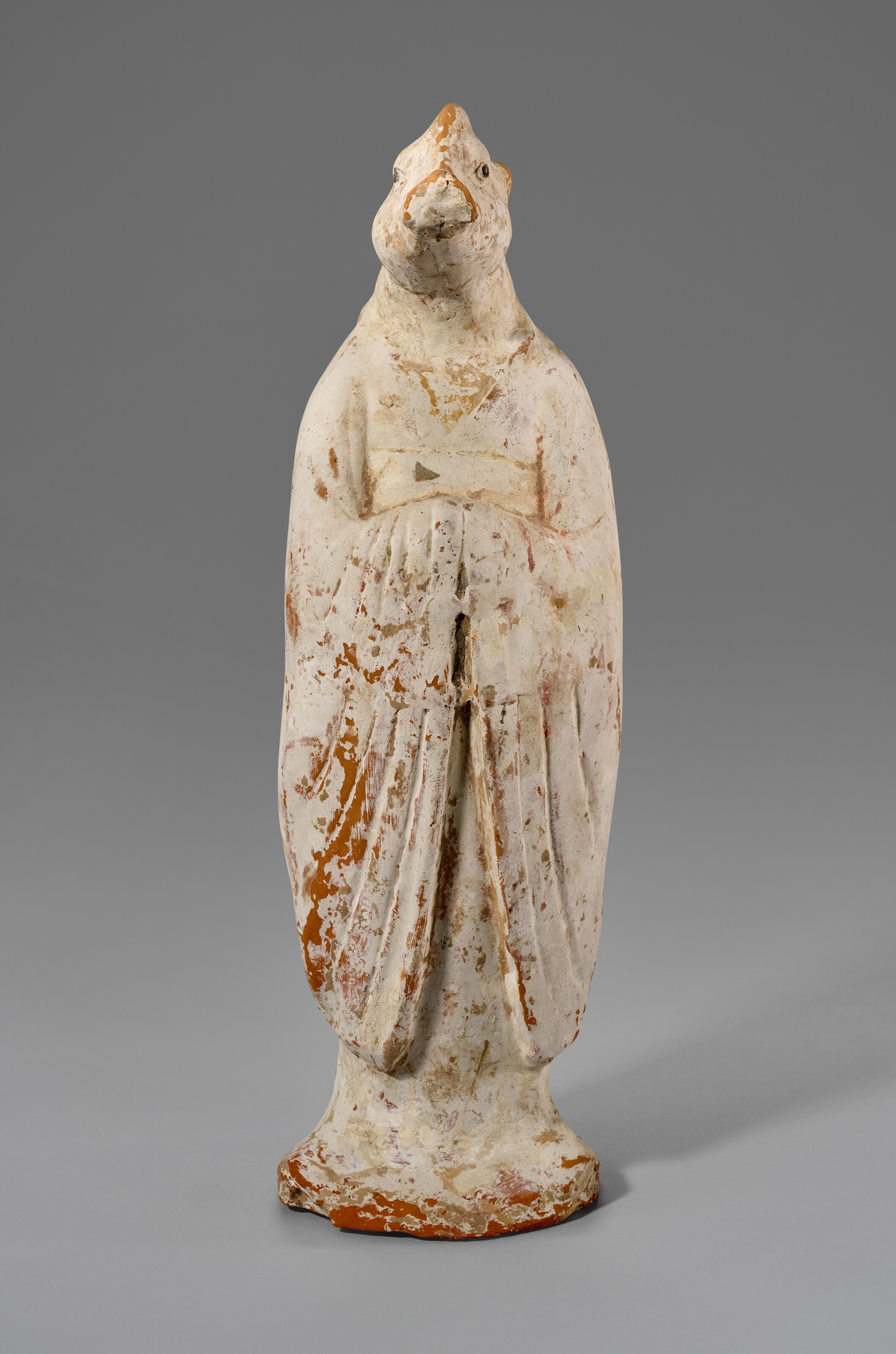 中國唐彩繪陶豬首俑, CHINA, TANG DYNASTY (AD 618-907) | Christie's