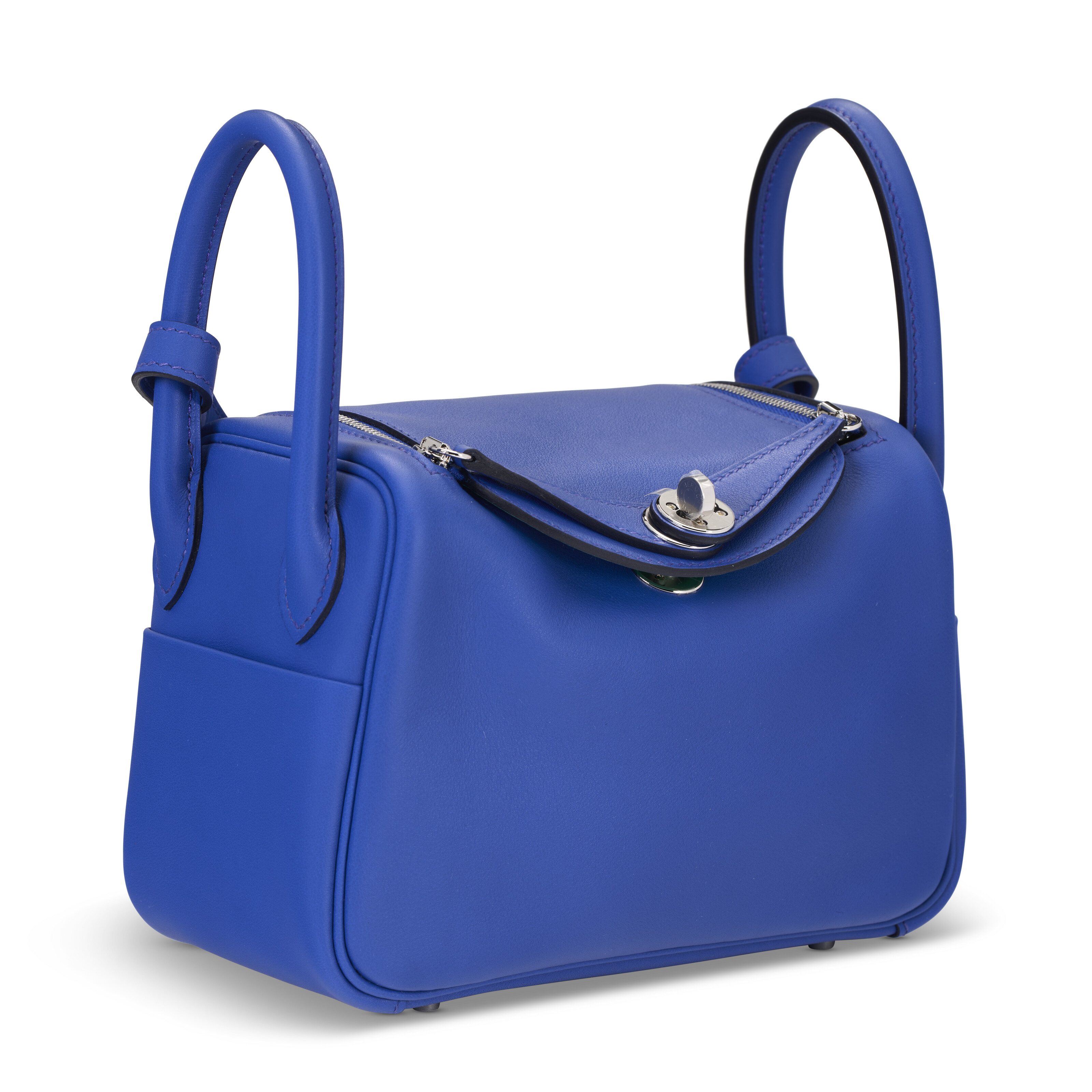APBD-F1050HK 美品 A LIMITED EDITION BLEU FRANCE & MENTHE SWIFT LEATHER VERSO MINI