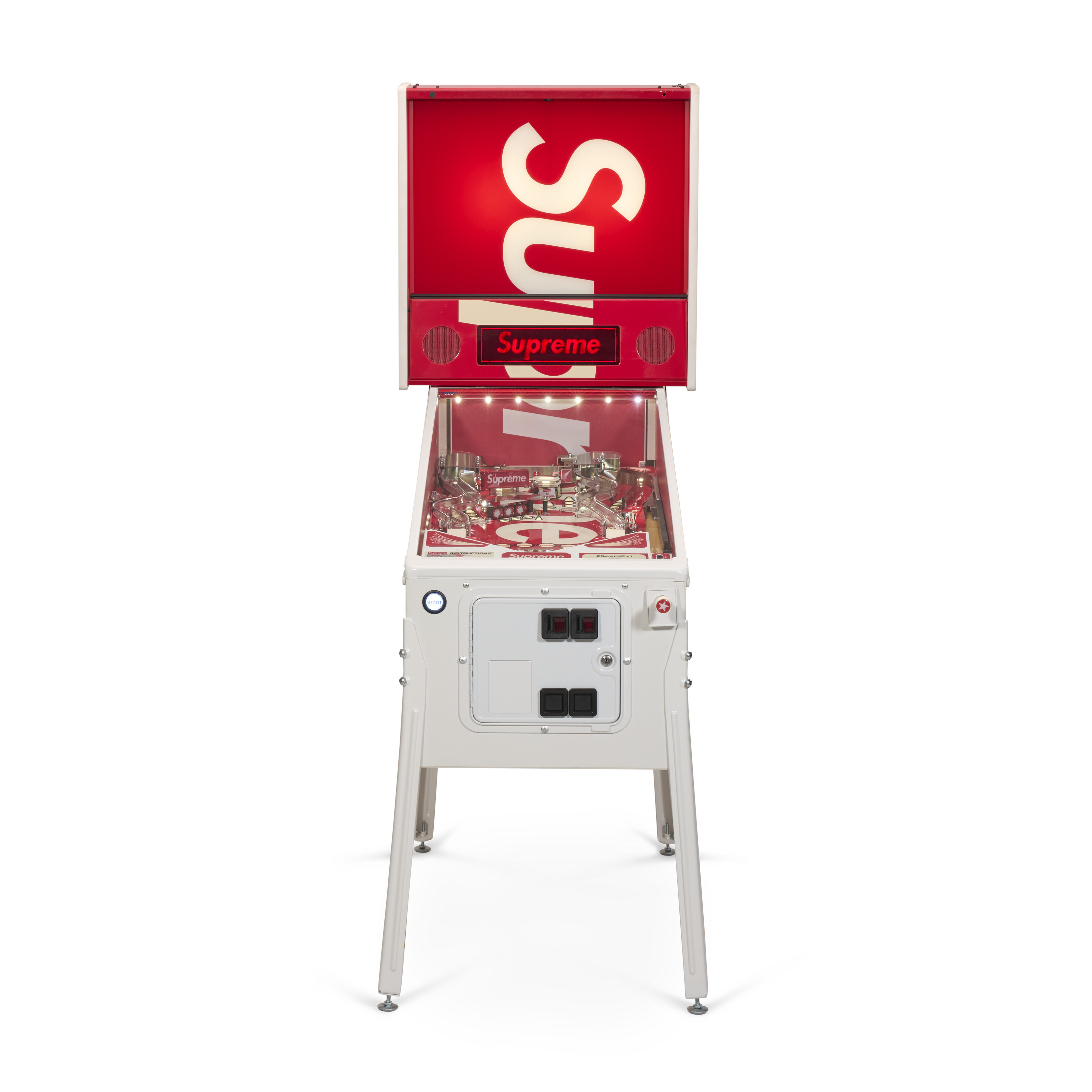 A LIMITED EDITION STERN PINBALL MACHINE BY SUPREME