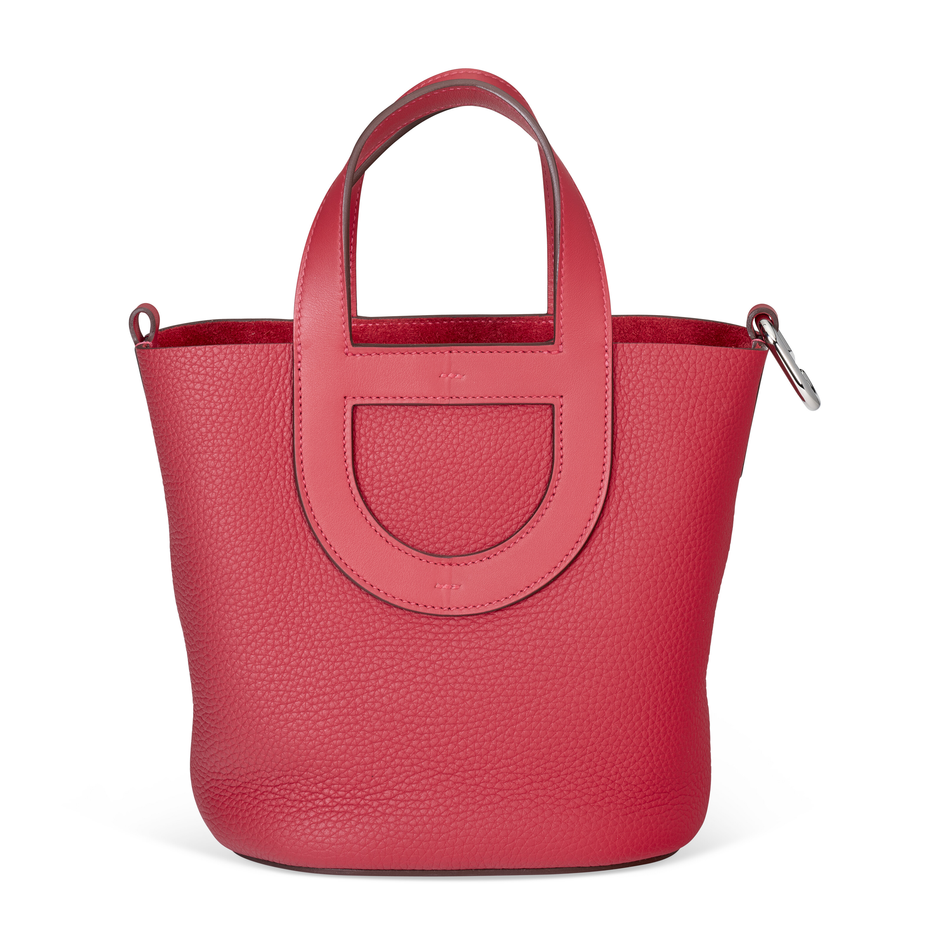 A ROUGE RADIEUX CLÉMENCE & SWIFT LEATHER IN THE LOOP 18 WITH PALLADIUM HARDWARE