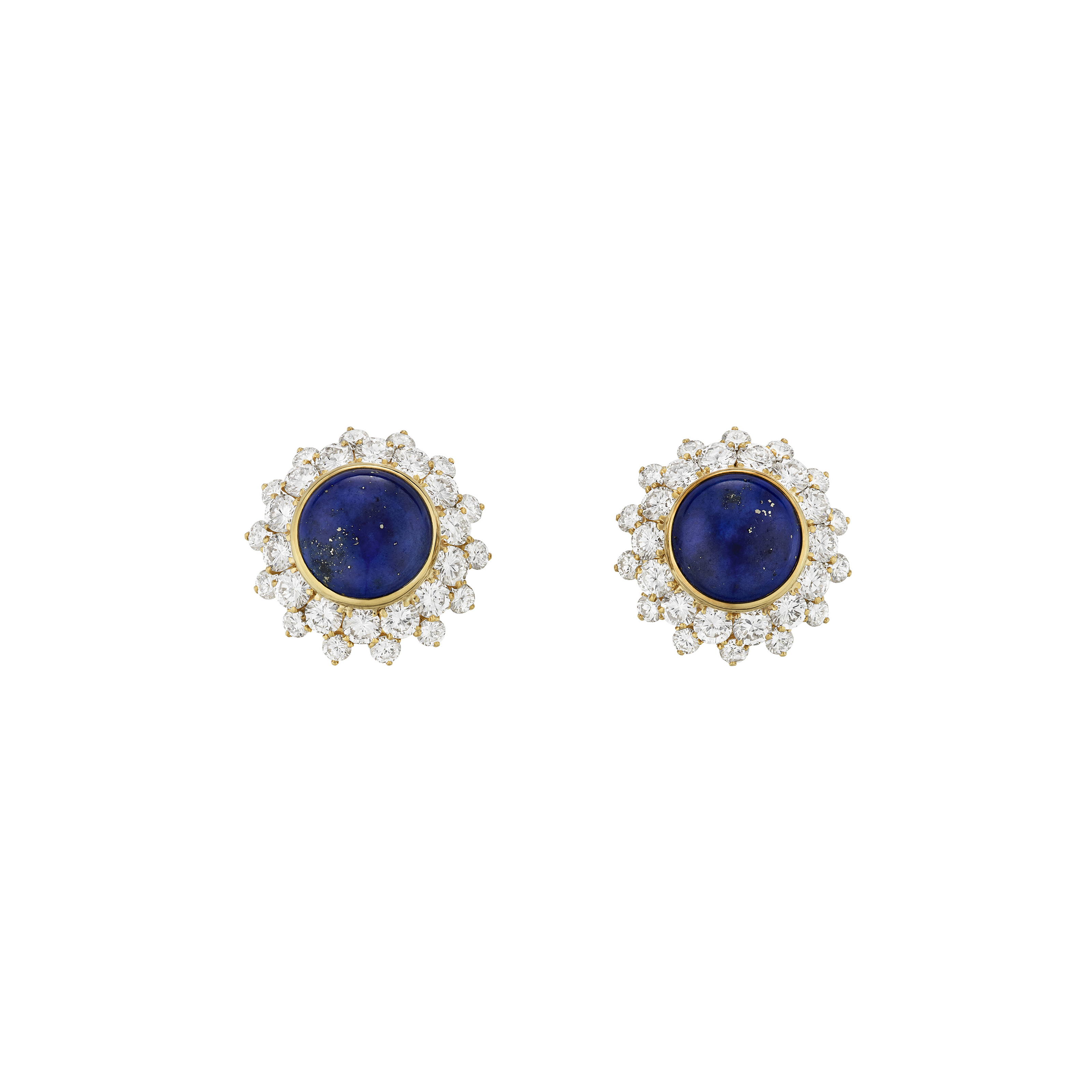 BULGARI LAPIS LAZULI AND DIAMOND EARRINGS, | Christie’s