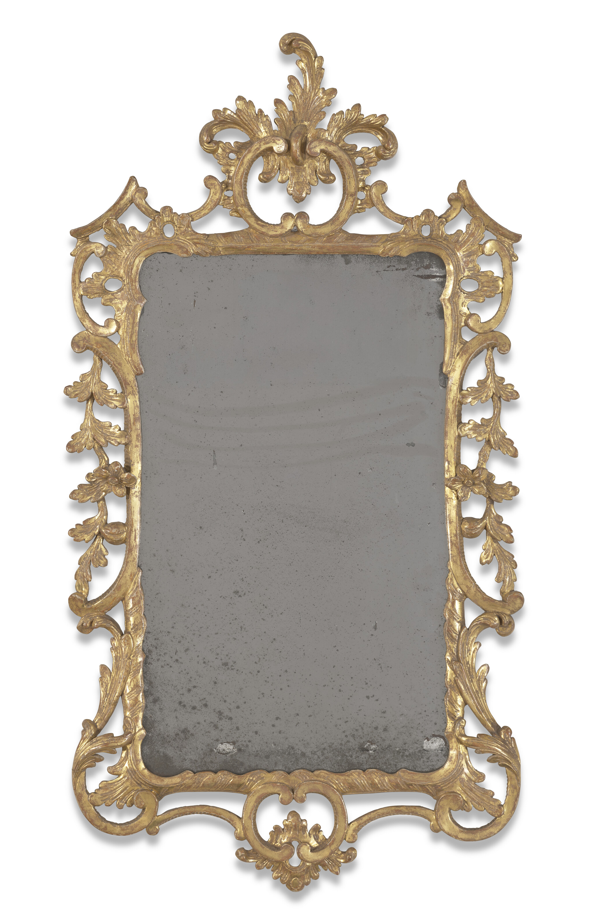 A PAIR OF GEORGE II GILTWOOD MIRRORS, CIRCA 1755 | Christie's