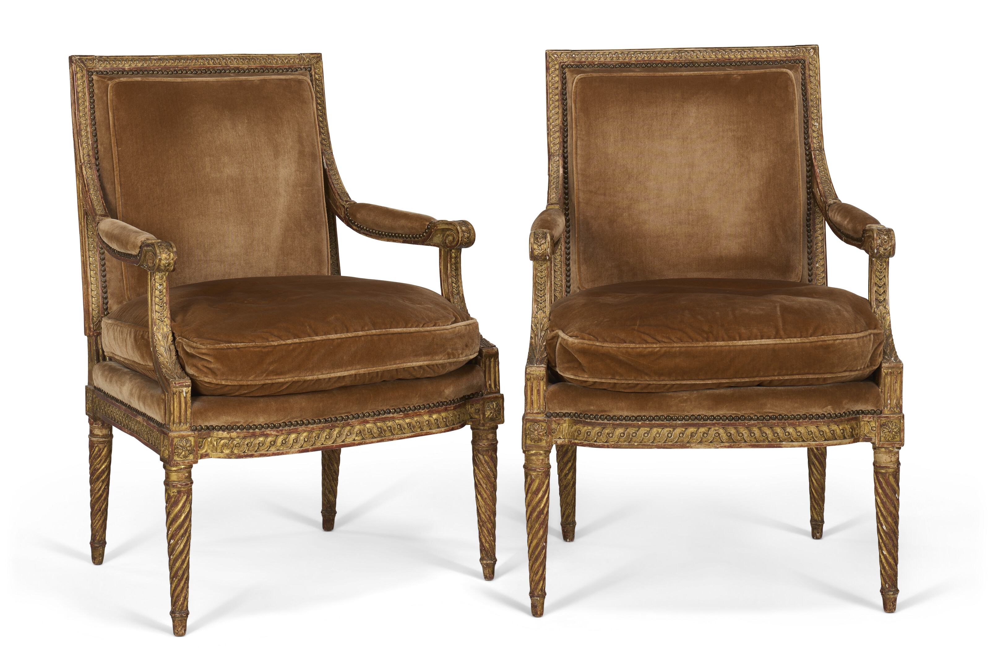 A PAIR OF FRENCH GILTWOOD FAUTEUILS, LATE 19TH CENTURY | Christie’s