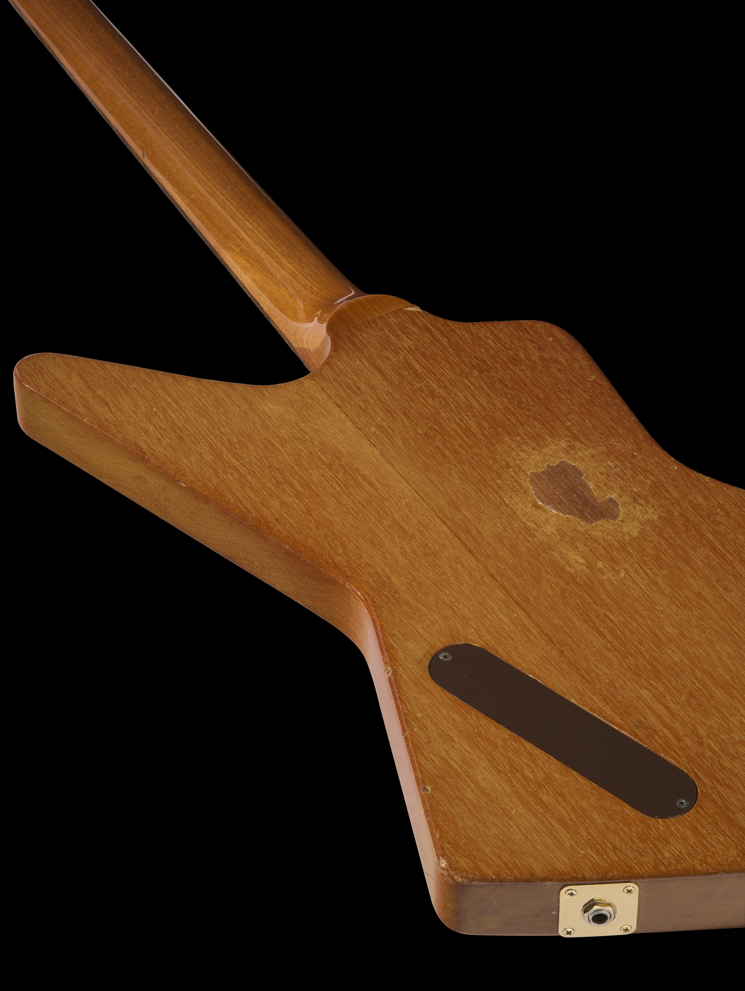 THE EDGE: A GIBSON EXPLORER REISSUE GUITAR USED AS A BACK-UP