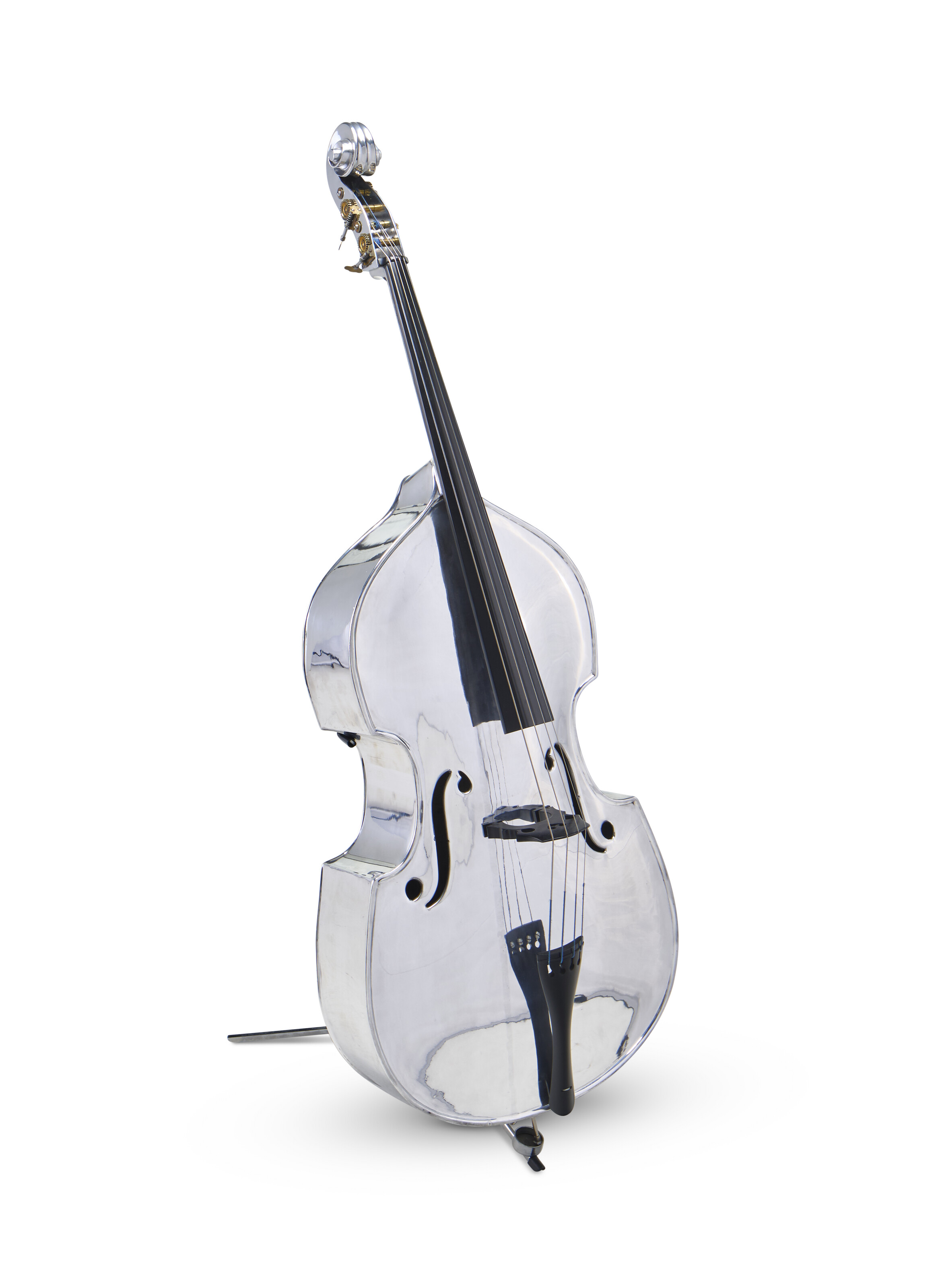 A FULL-SIZE ALUMINUM DOUBLE STRING BASS, PROBABLY THE ALUMINUM COMPANY ...