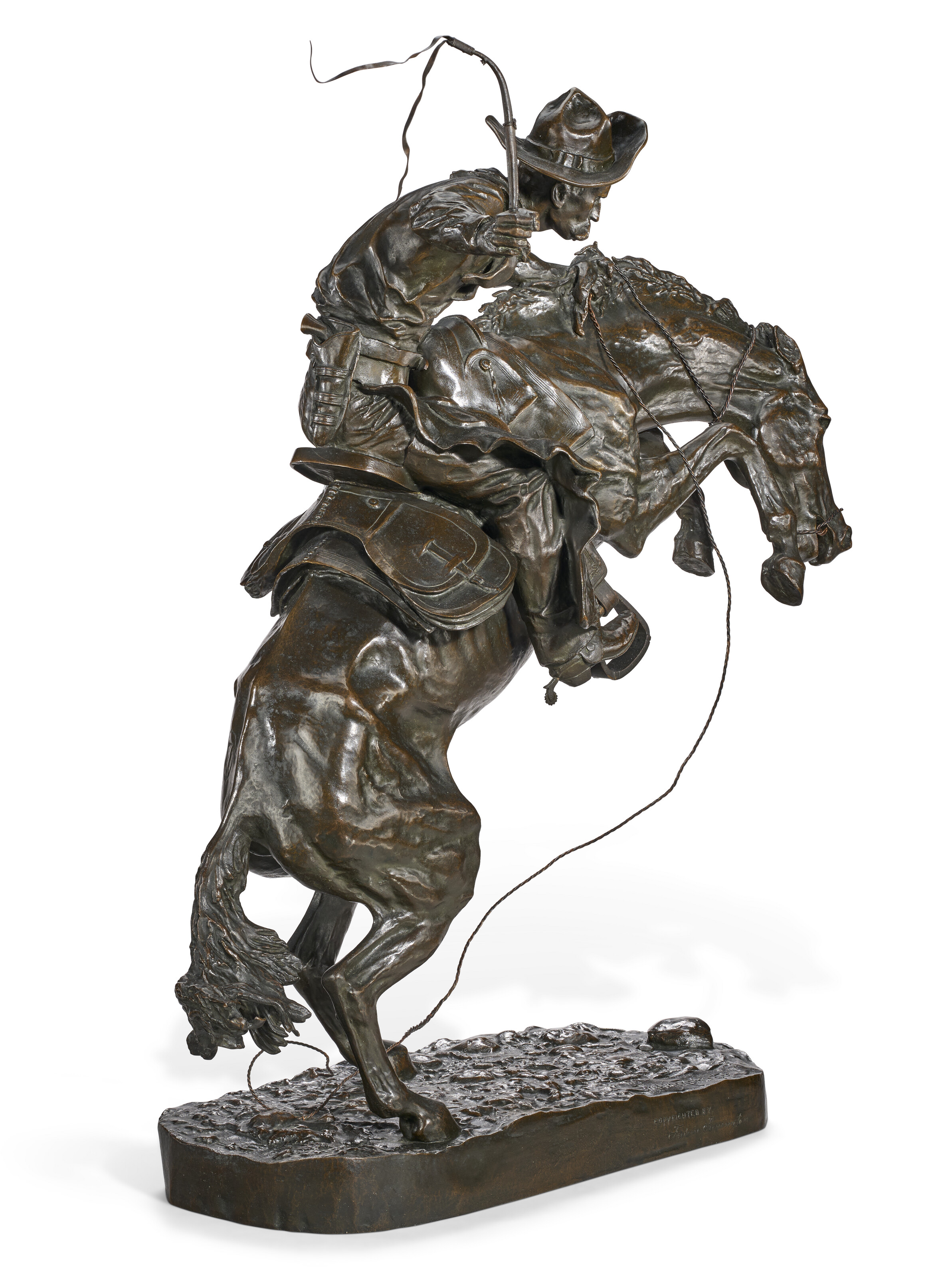 FREDERIC REMINGTON (1861-1909), The Broncho Buster | Christie's