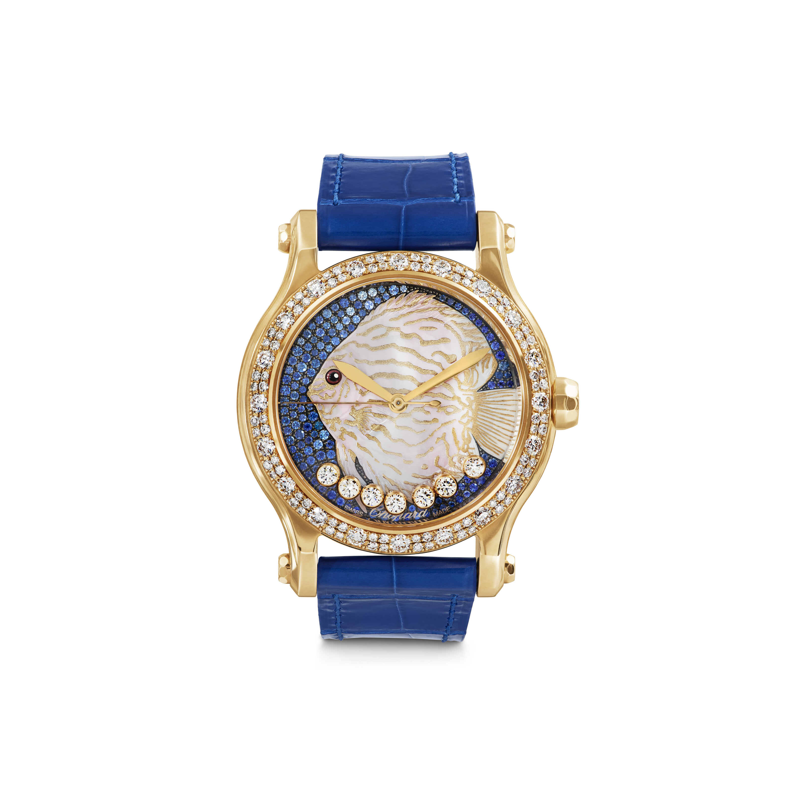 CHOPARD DIAMOND, SAPPHIRE AND MOTHER-OF-PEARL 'HAPPY FISH