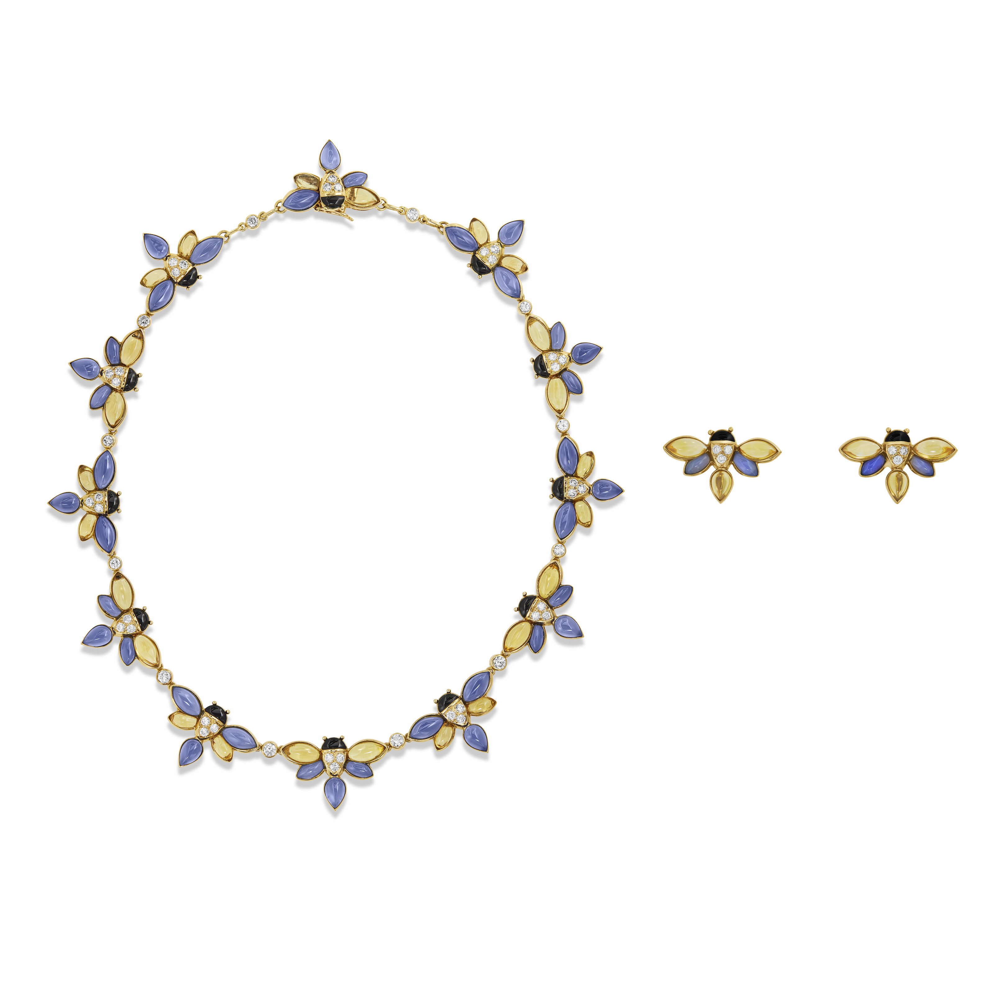 CHAUMET SET OF MULTI-GEM AND DIAMOND JEWELRY, | Christie's
