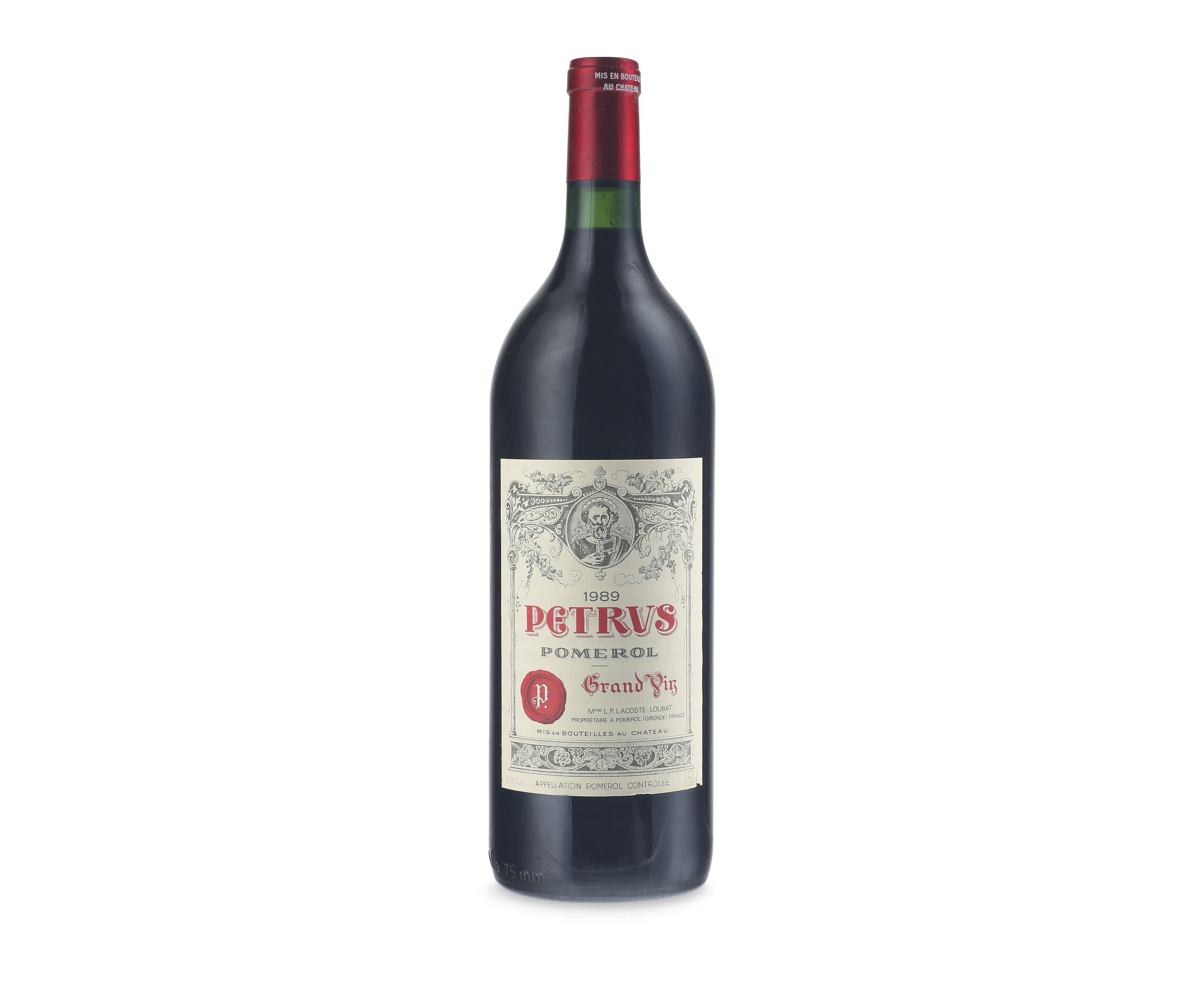 ワイン Petrus Pomerol Grand Vin 1989 Petrus 1989, Pomerol u.level into neck, nicked label and capsule
