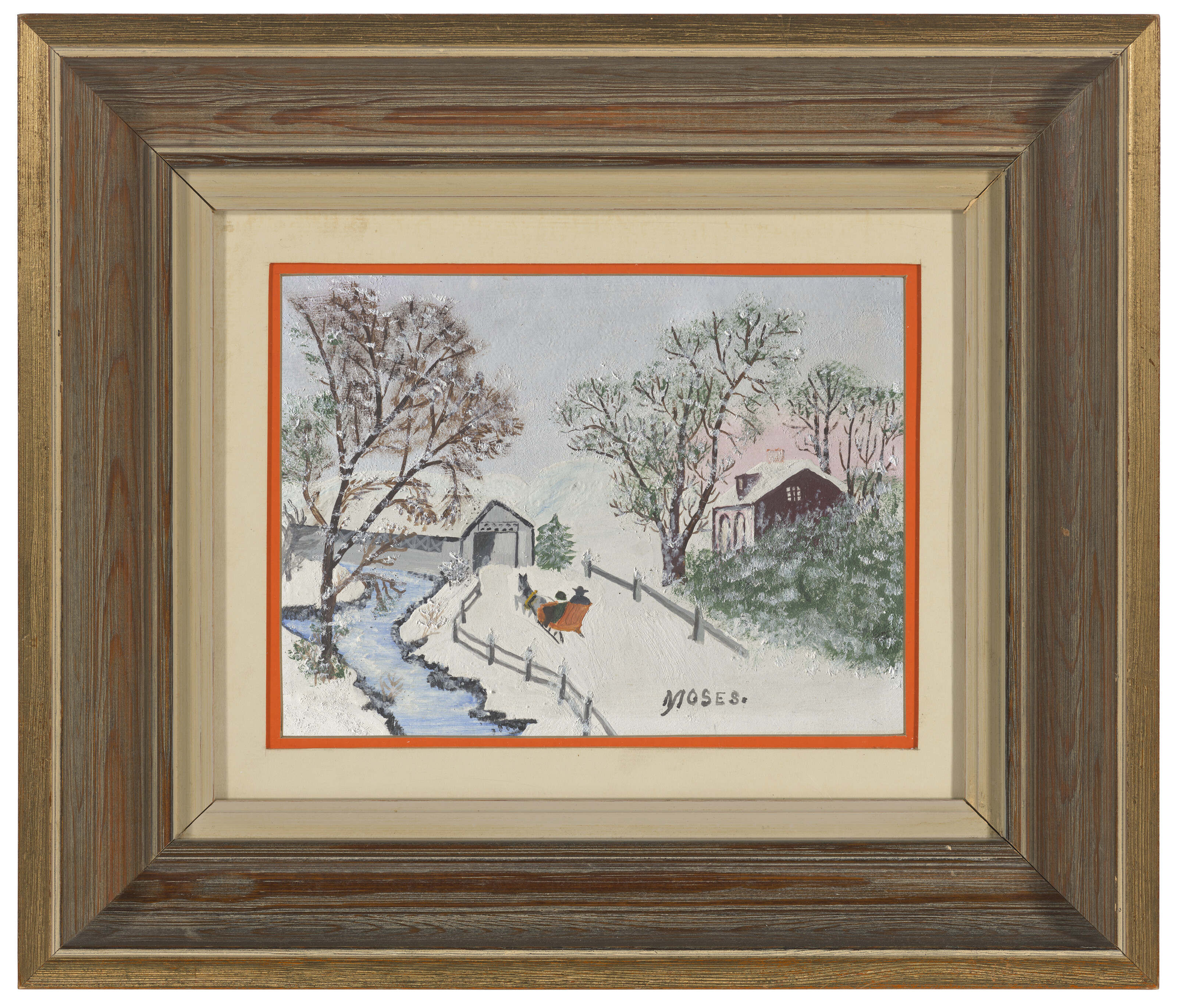 ANNA MARY ROBERTSON 'GRANDMA' MOSES (1860-1961), The Covered