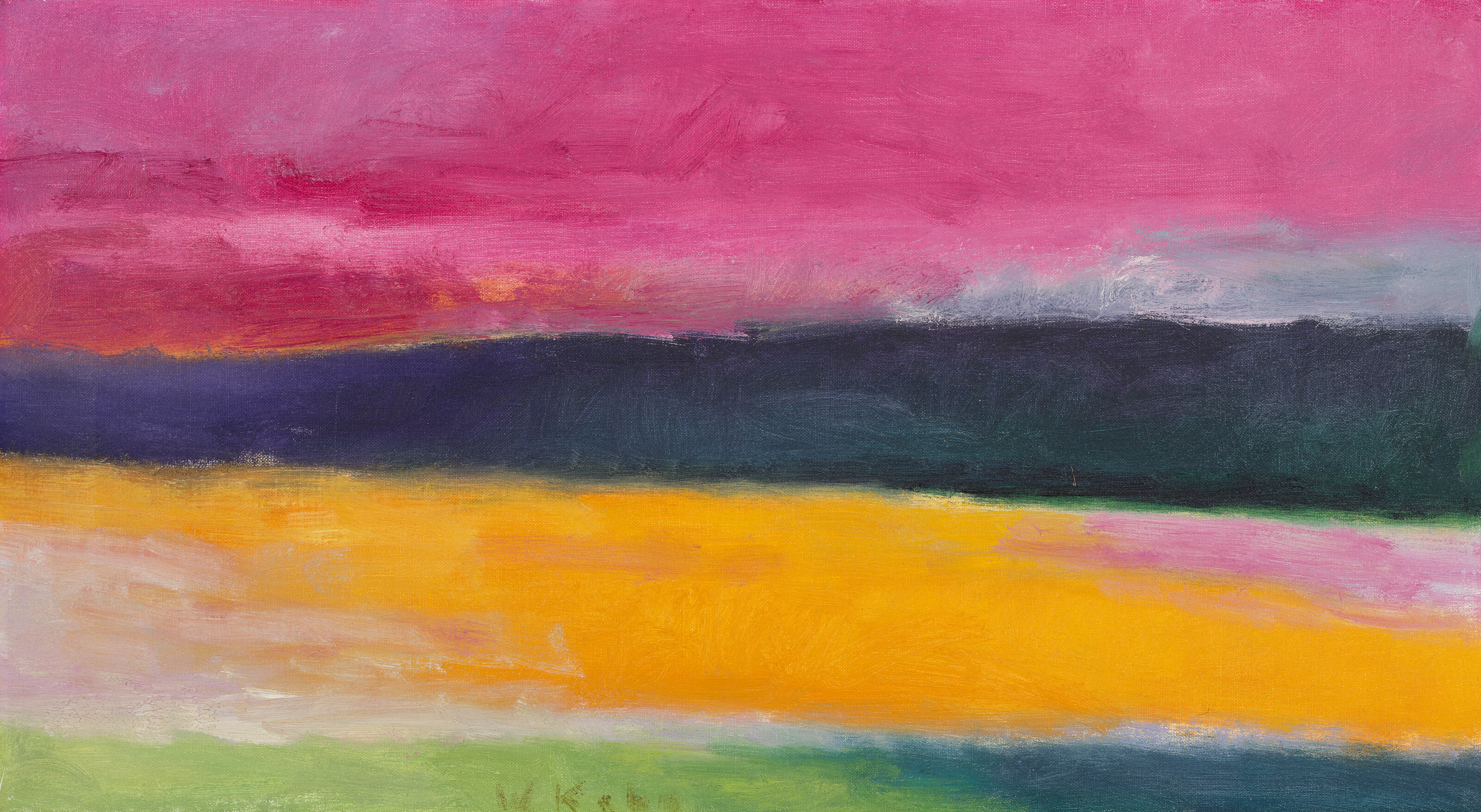 WOLF KAHN (1927-2020), Maine Sunset I | Christie's