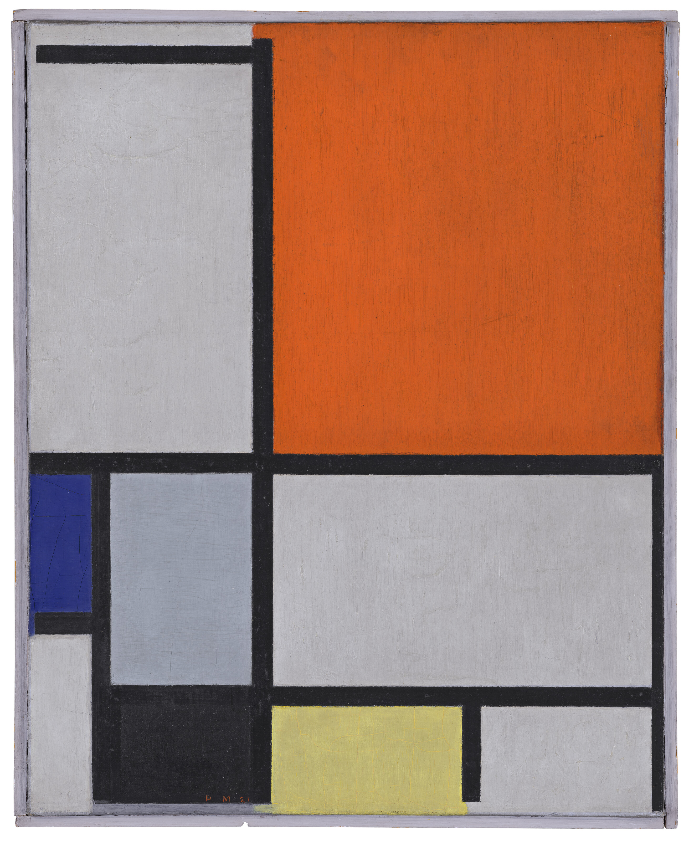 PIET MONDRIAN (1872-1944), Composition with Large Red Plane, Blue