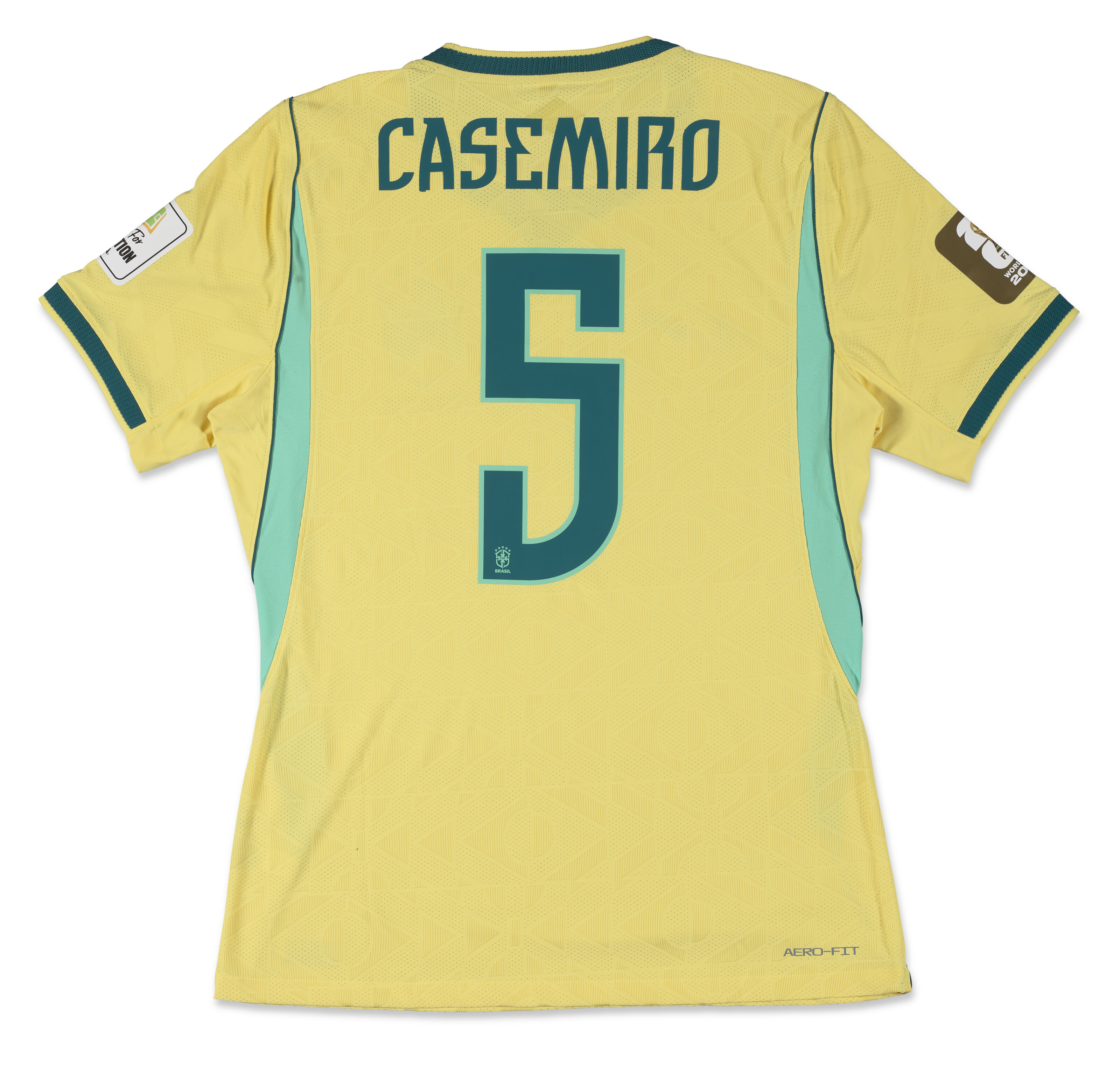 A CASEMIRO BRAZIL FIFA WORLD CUP 2026 MATCH WORN JERSEY, NIKE