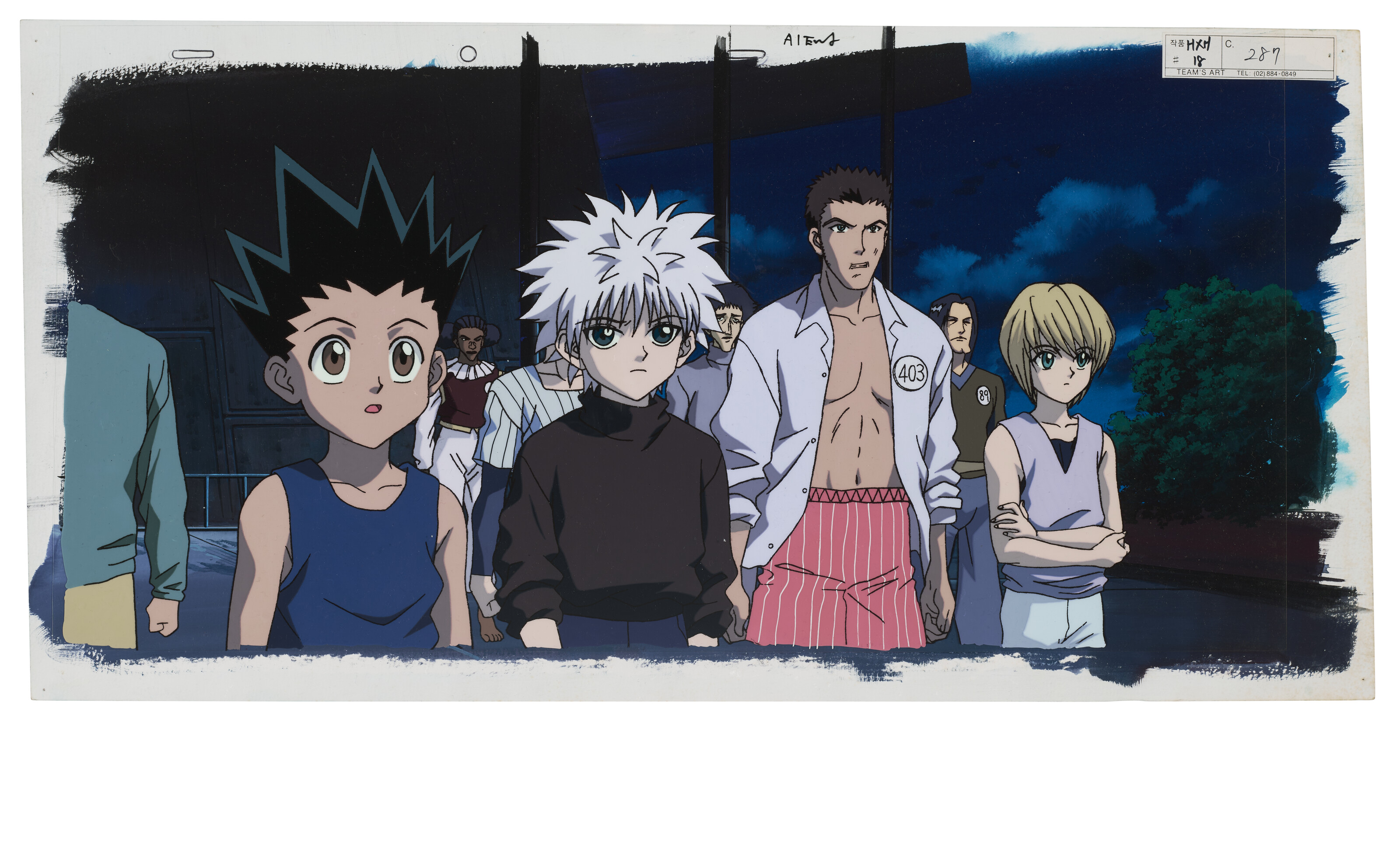 HUNTER X HUNTER - GON FREECSS, KILLUA ZOLDYCK, KURAPIKA AND LEORIO PARADINIGHT, EPISODE 18 (TV SERIES, 1999)