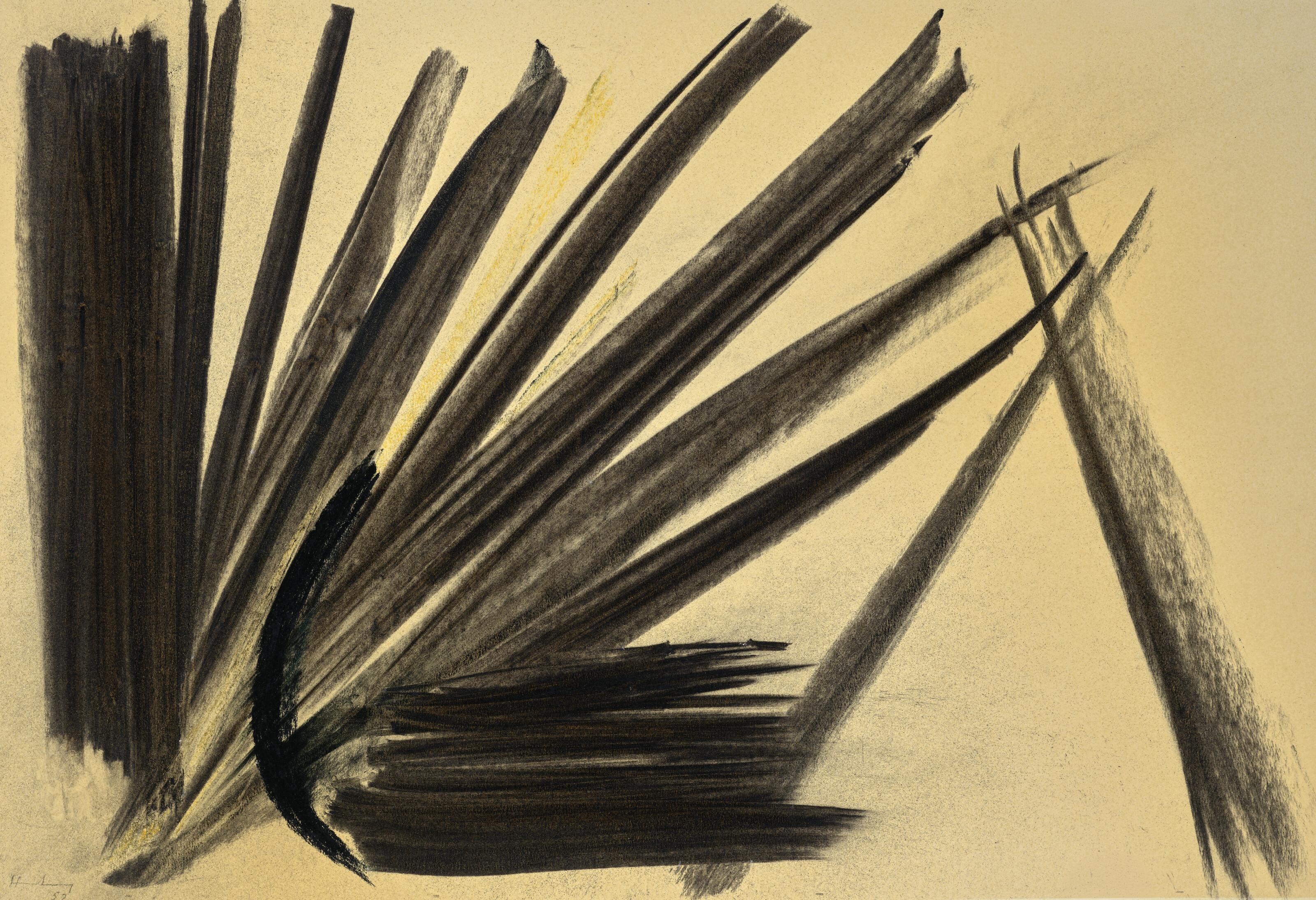 Hans Hartung, P1952-16, 1952, offered in Art Contemporain on 16 April 2026 at Christie's in Paris