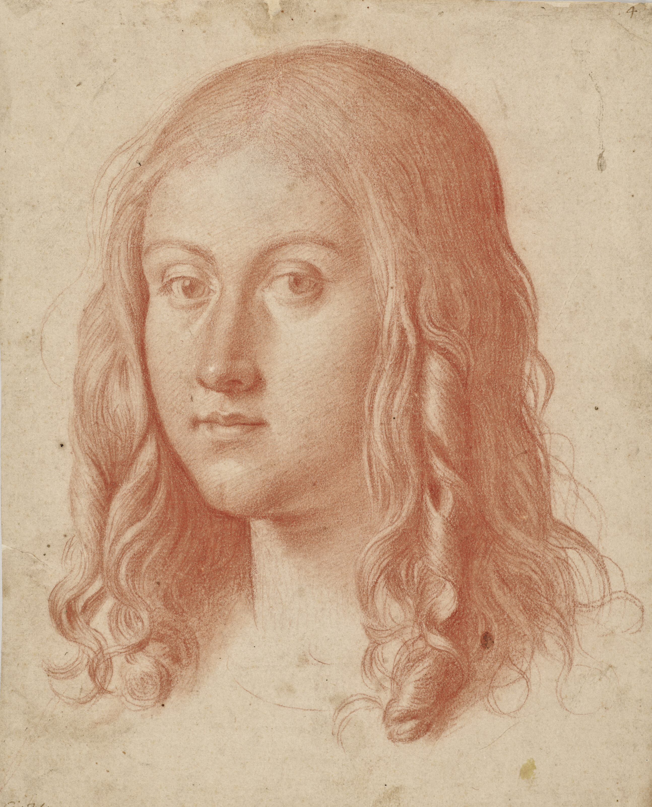 Italian school, 17th century, Study of head, offered in Dessins Anciens et du XIXe siecle incluant une selection de terres cuites on 25 March 2026 at Christie's in Paris