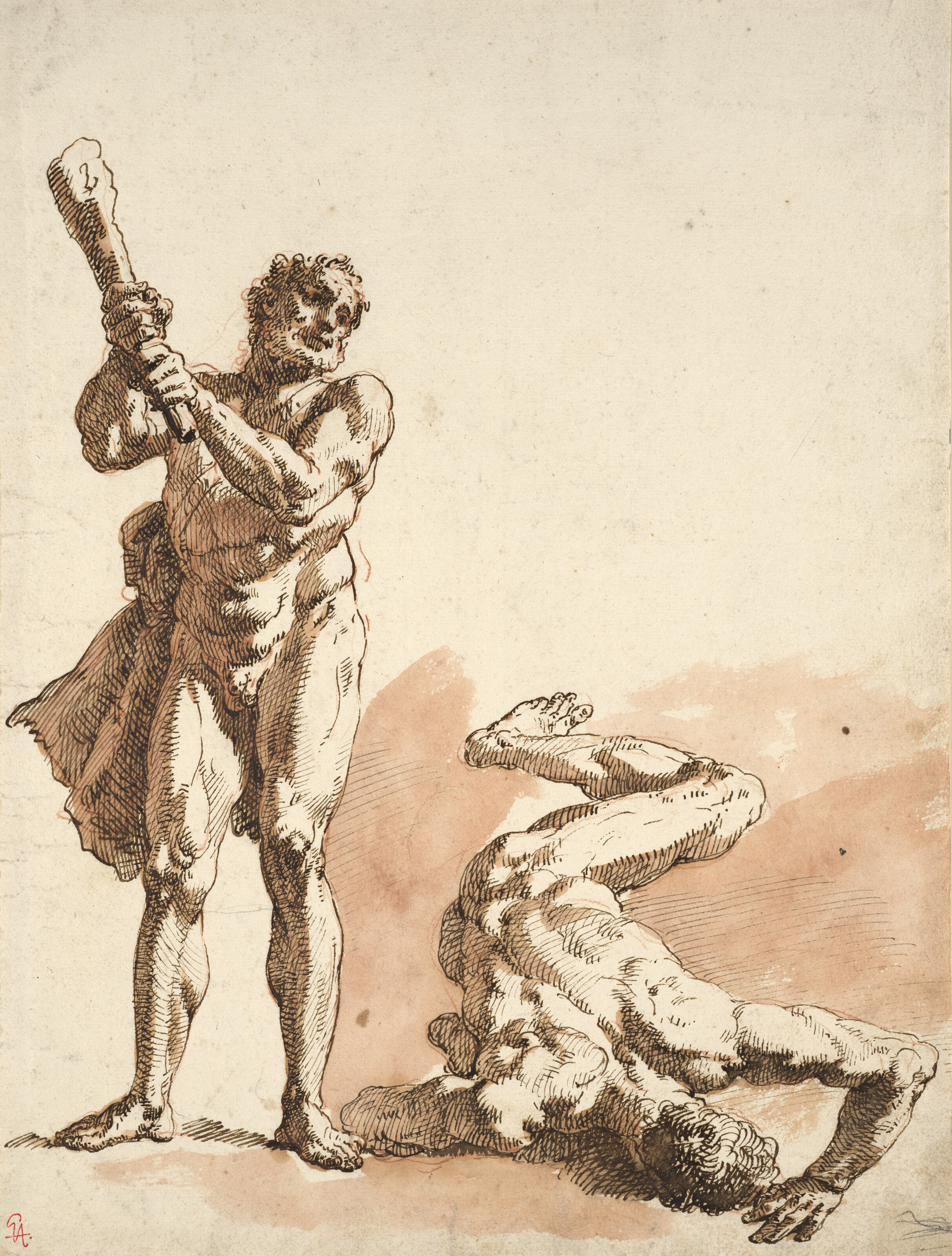 Francesco Fontebasso, Hercules and Cacus, offered in Dessins Anciens et du XIXe siecle incluant une selection de terres cuites on 25 March 2026 at Christie's in Paris