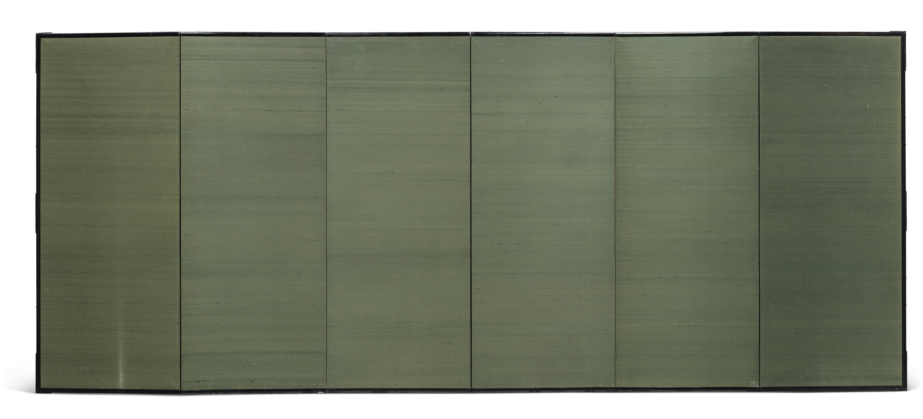 A SIX-FOLD SCREEN DEPICTING A FIELD UNDER THE MOON, JAPAN, EDO