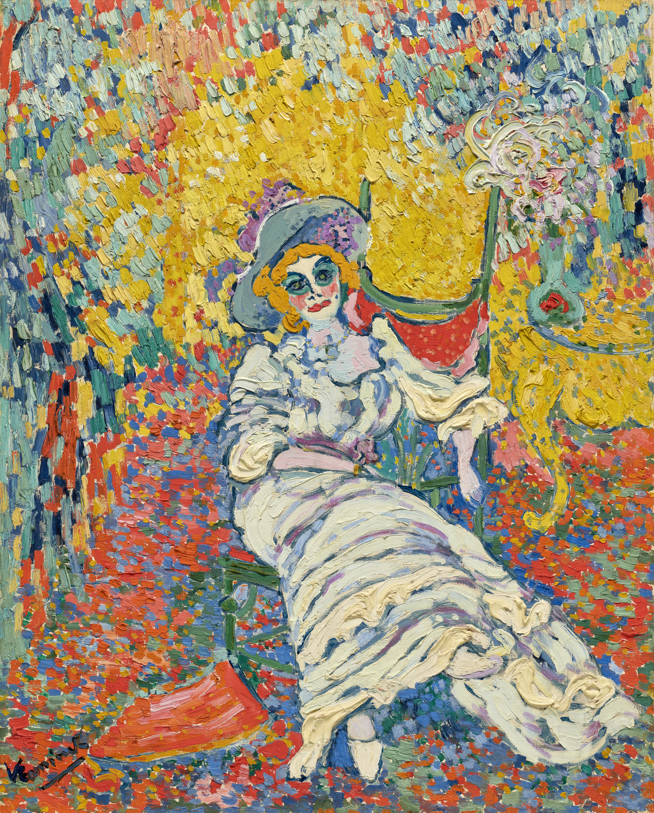 Maurice de Vlaminck, La Femme au chapeau, 1906, offered in the 20th/21st Century Art - Evening Sale on 15 April 2026 at Christie's in Paris