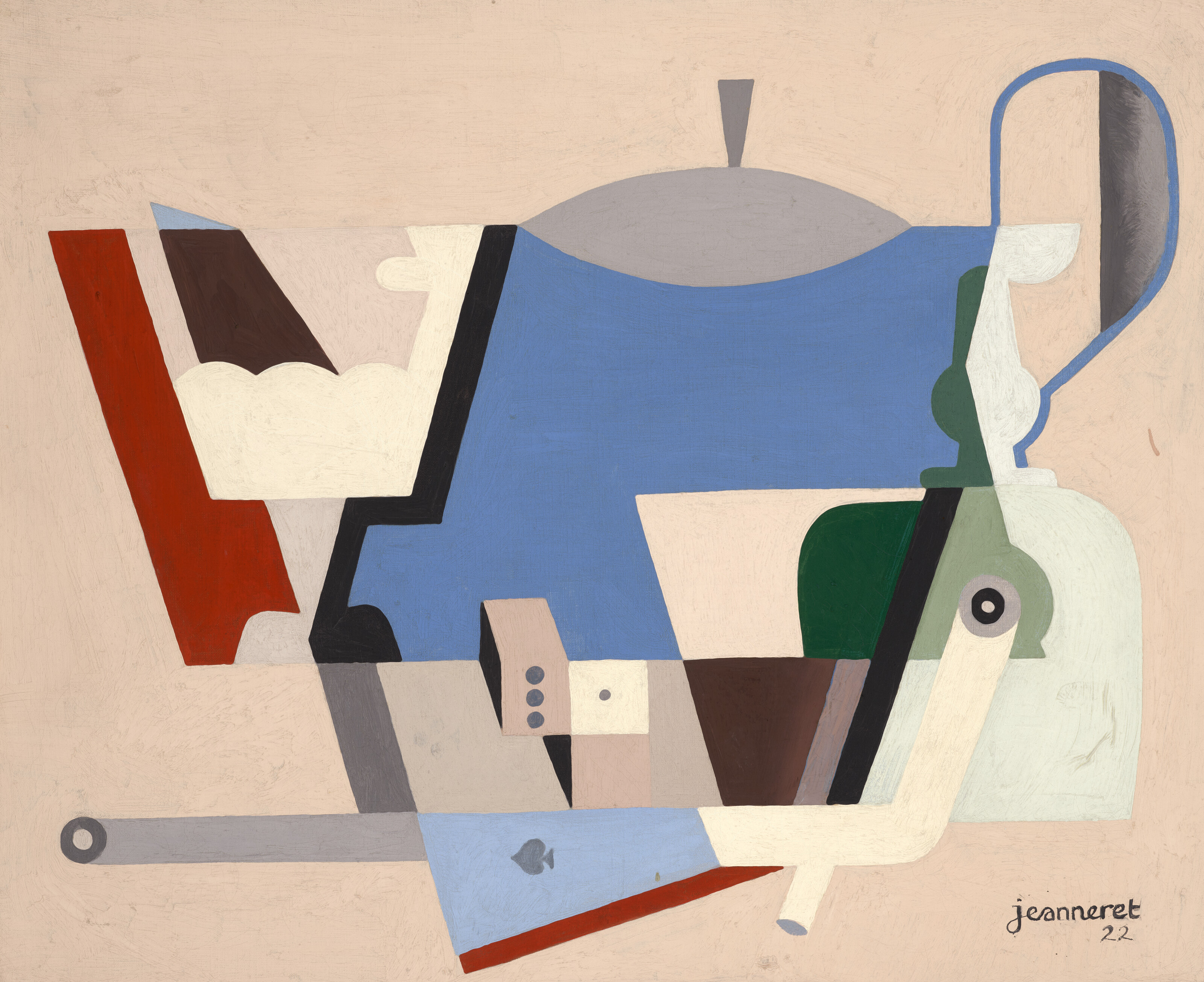 Le Corbusier, Nature morte claire a l'as de pique, 1922, offered in the 20th/21st Century Art - Evening Sale on 15 April 2026 at Christie's in Paris