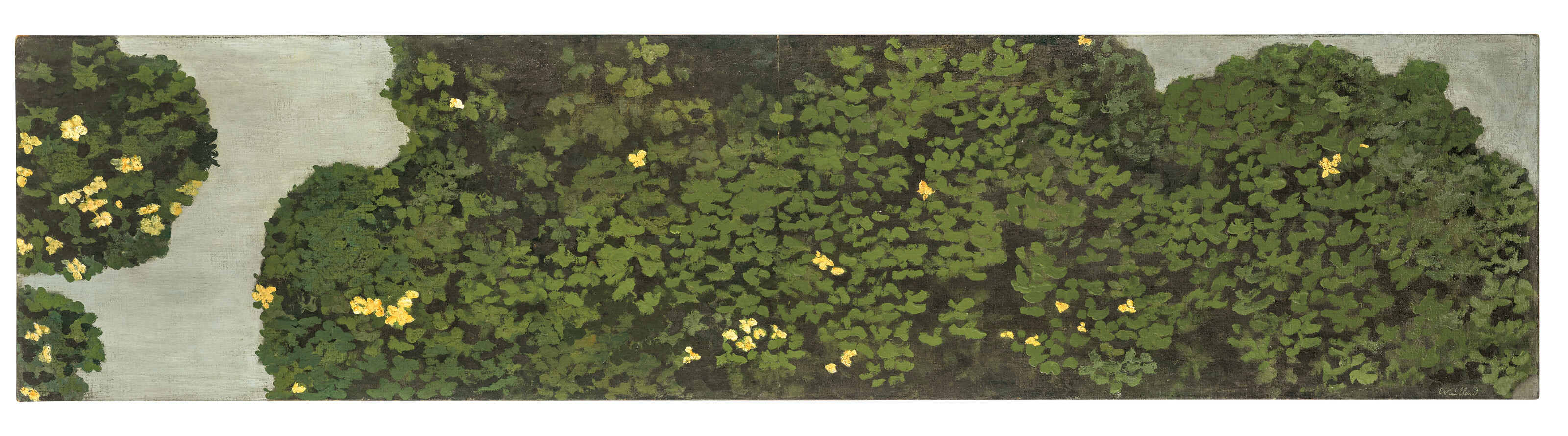 Édouard Vuillard (1868-1940), Les Jardins publics - Feuillage - IV