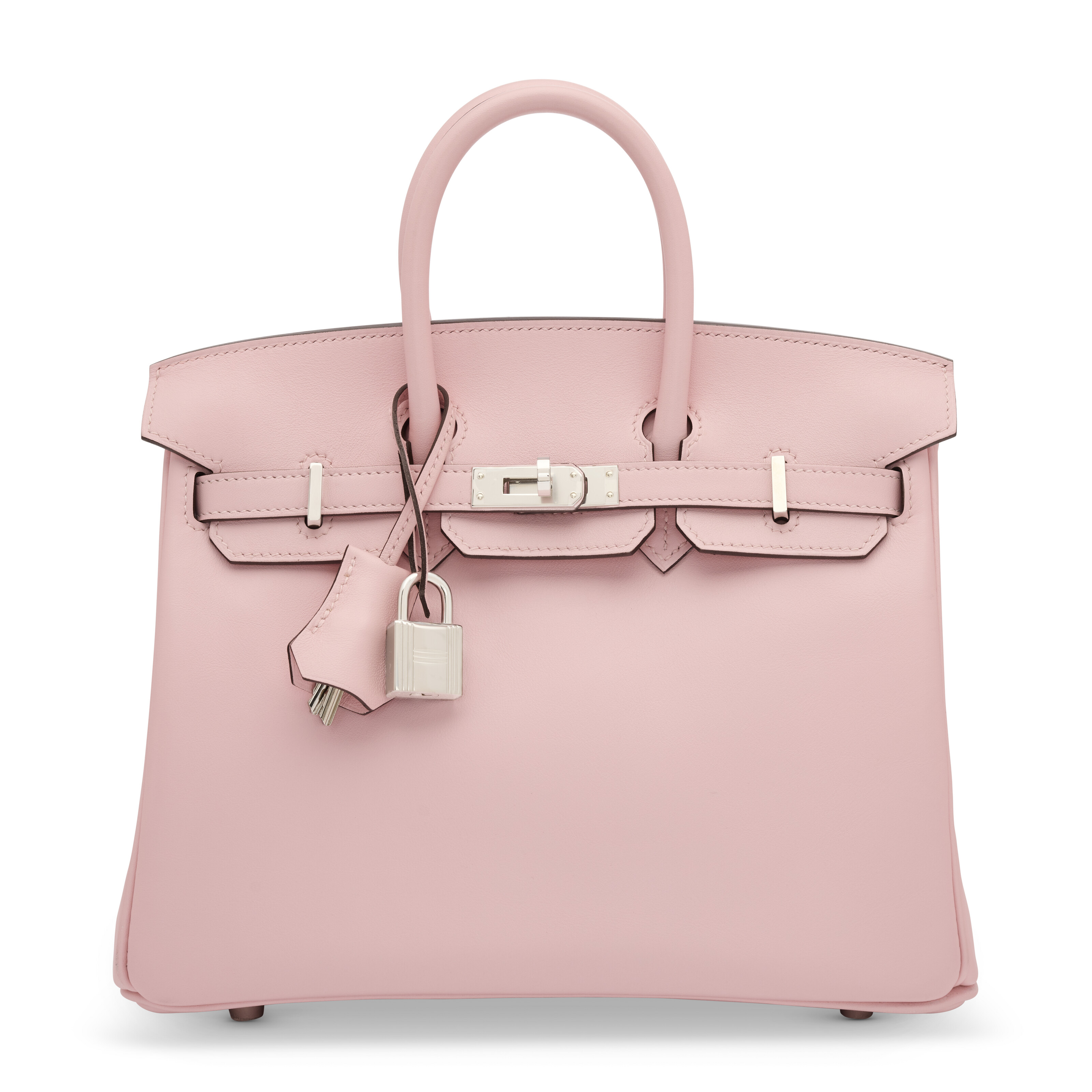 A Rose Sakura Swift leather Birkin 25 with palladium hardware, Hermes, 2023, offered in Handbags Online: The Paris Edit, until 24 June 2026 at Christie's Online