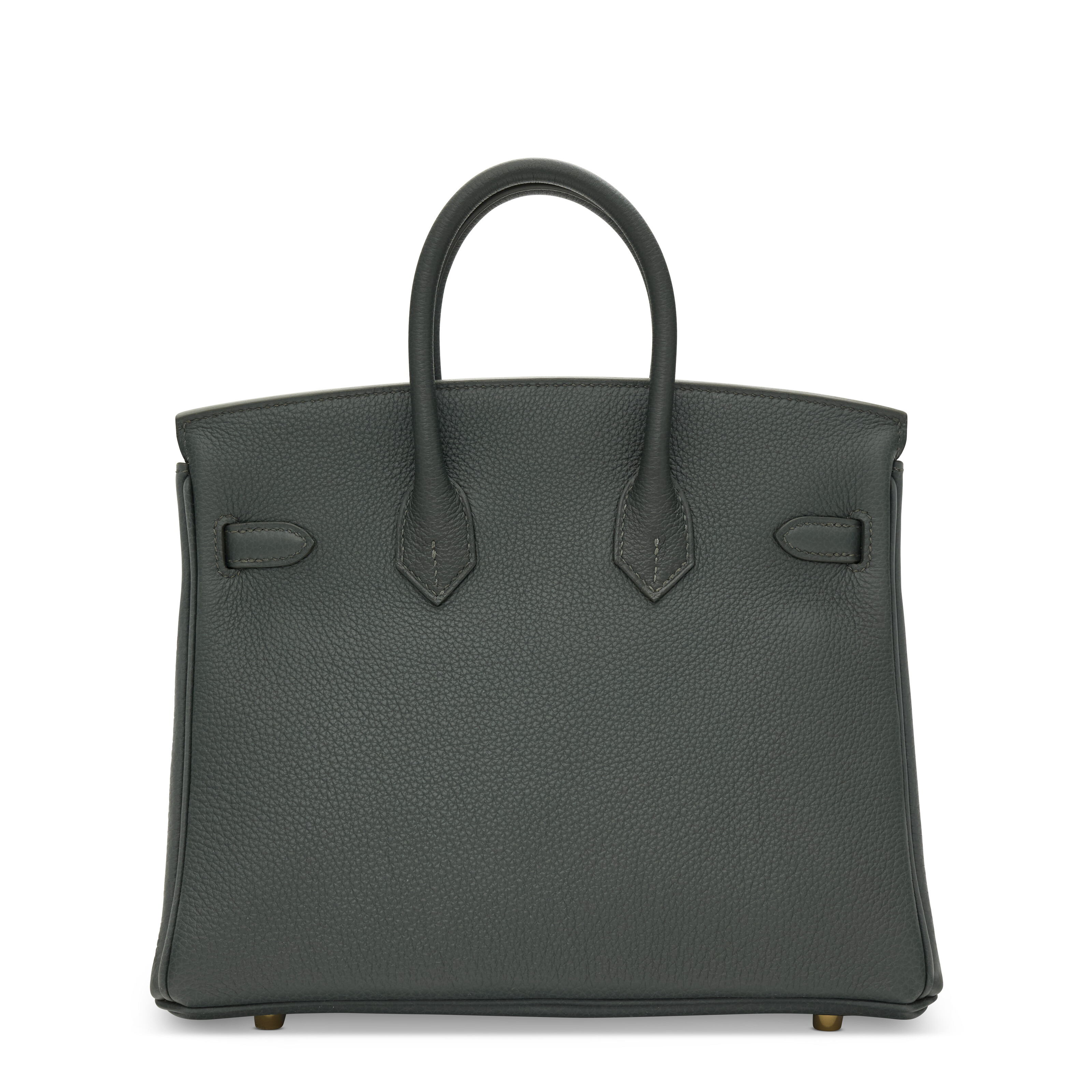 A VERT MANGROVE TOGO LEATHER BIRKIN 25 WITH GOLD HARDWARE, HERMÈS