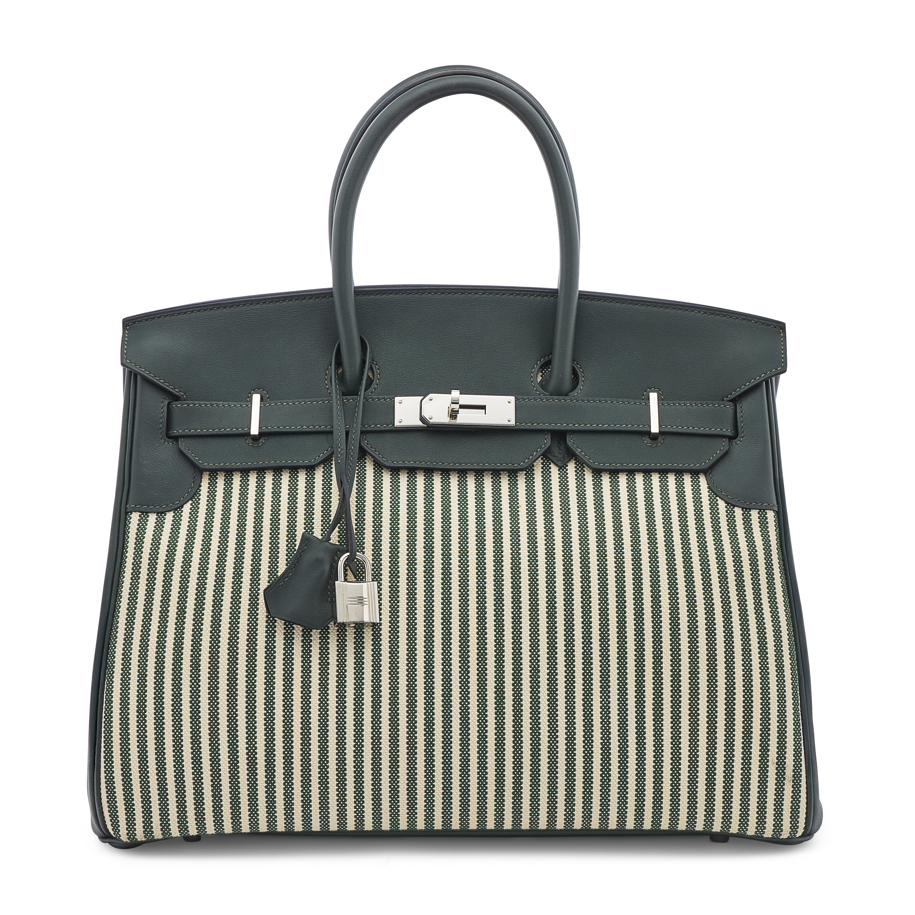 A VERT MANGROVE TOGO LEATHER BIRKIN 25 WITH GOLD HARDWARE, HERMÈS