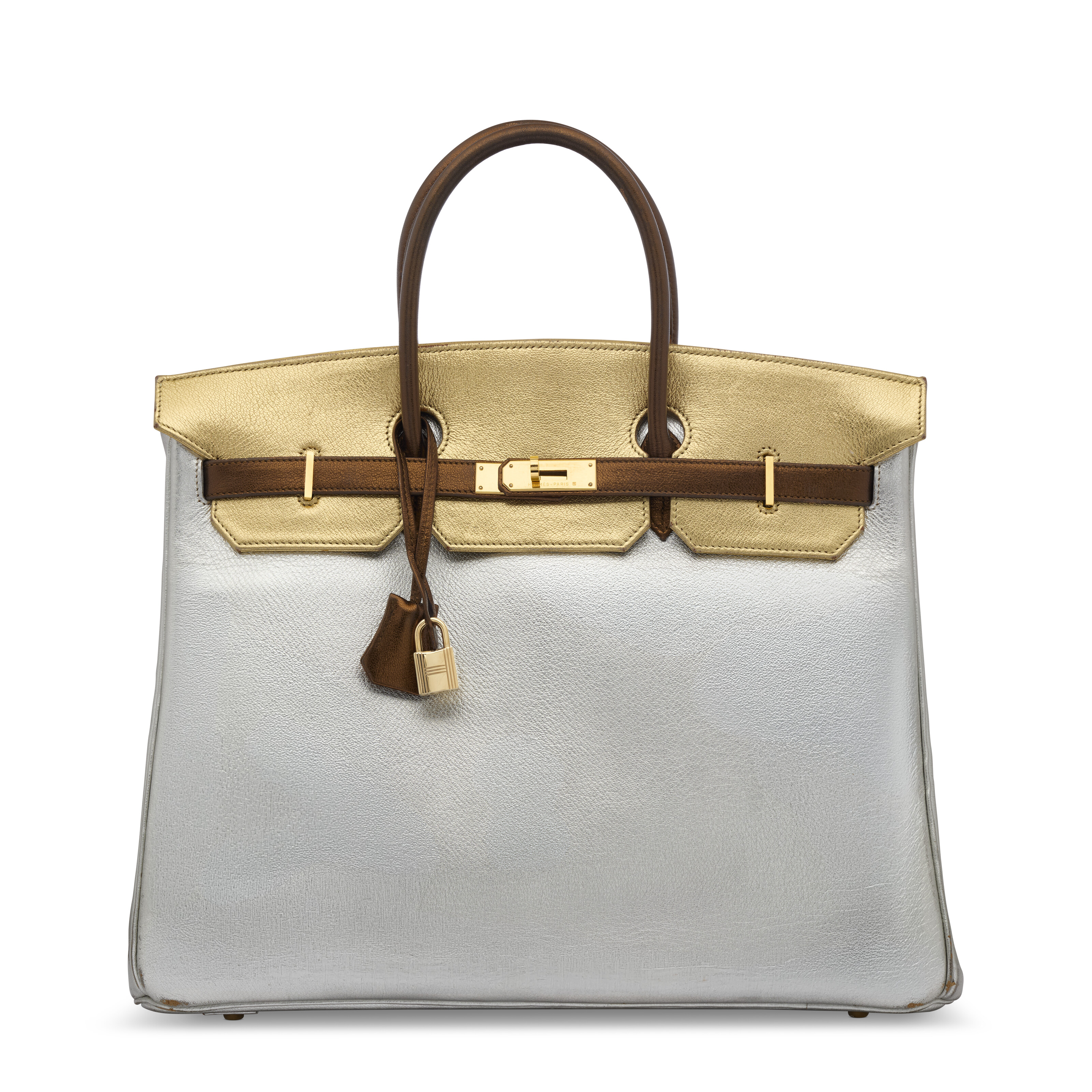 An exceptional, metallic gold, silver and bronze Chevre leather Birkin 40 with gold hardware, Hermes, 1998, offered in Handbags Online: The Paris Edit, until 24 June 2026 at Christie's Online