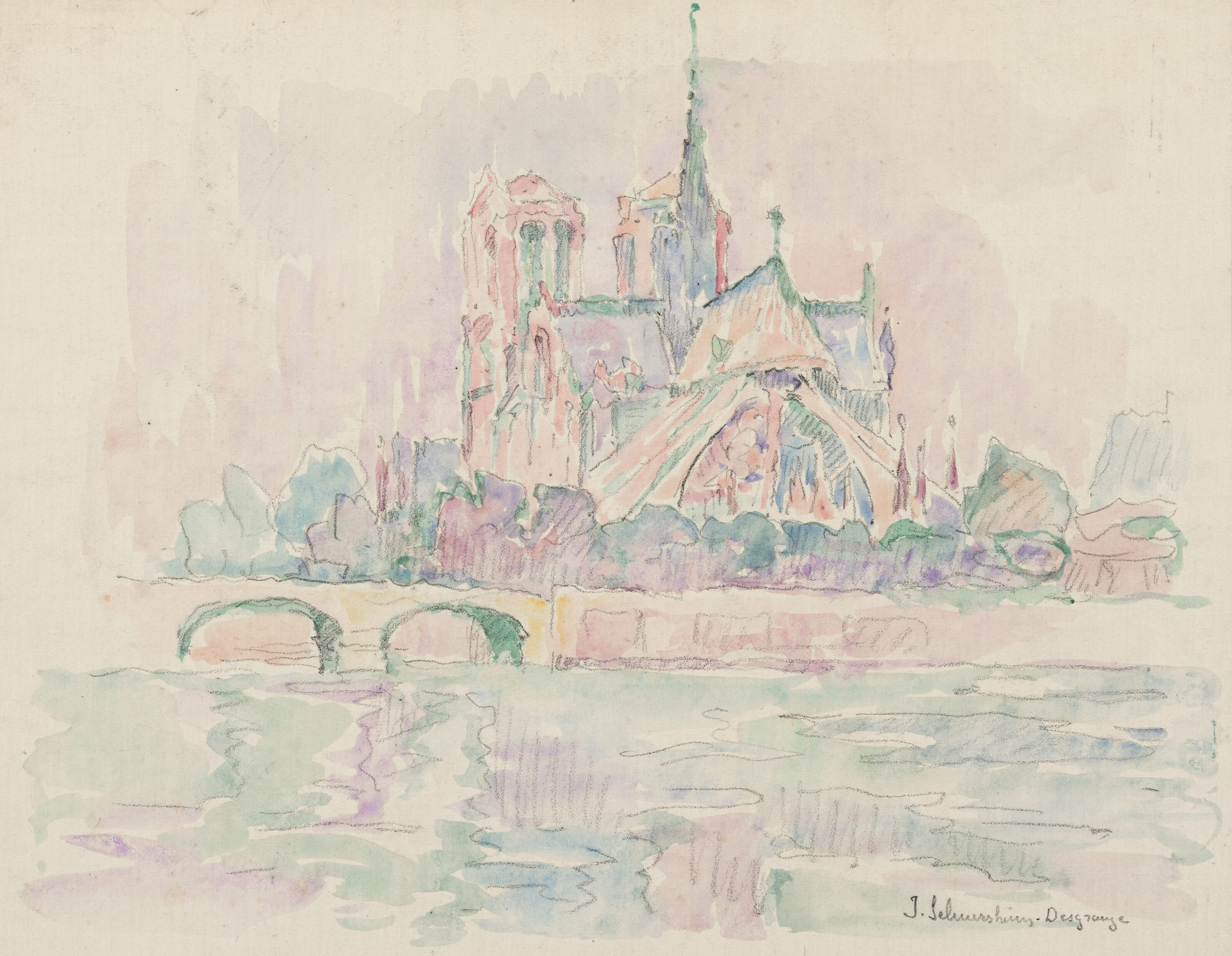 Jeanne Selmersheim-Desgrange (1877-1958), Notre-Dame | Christie's