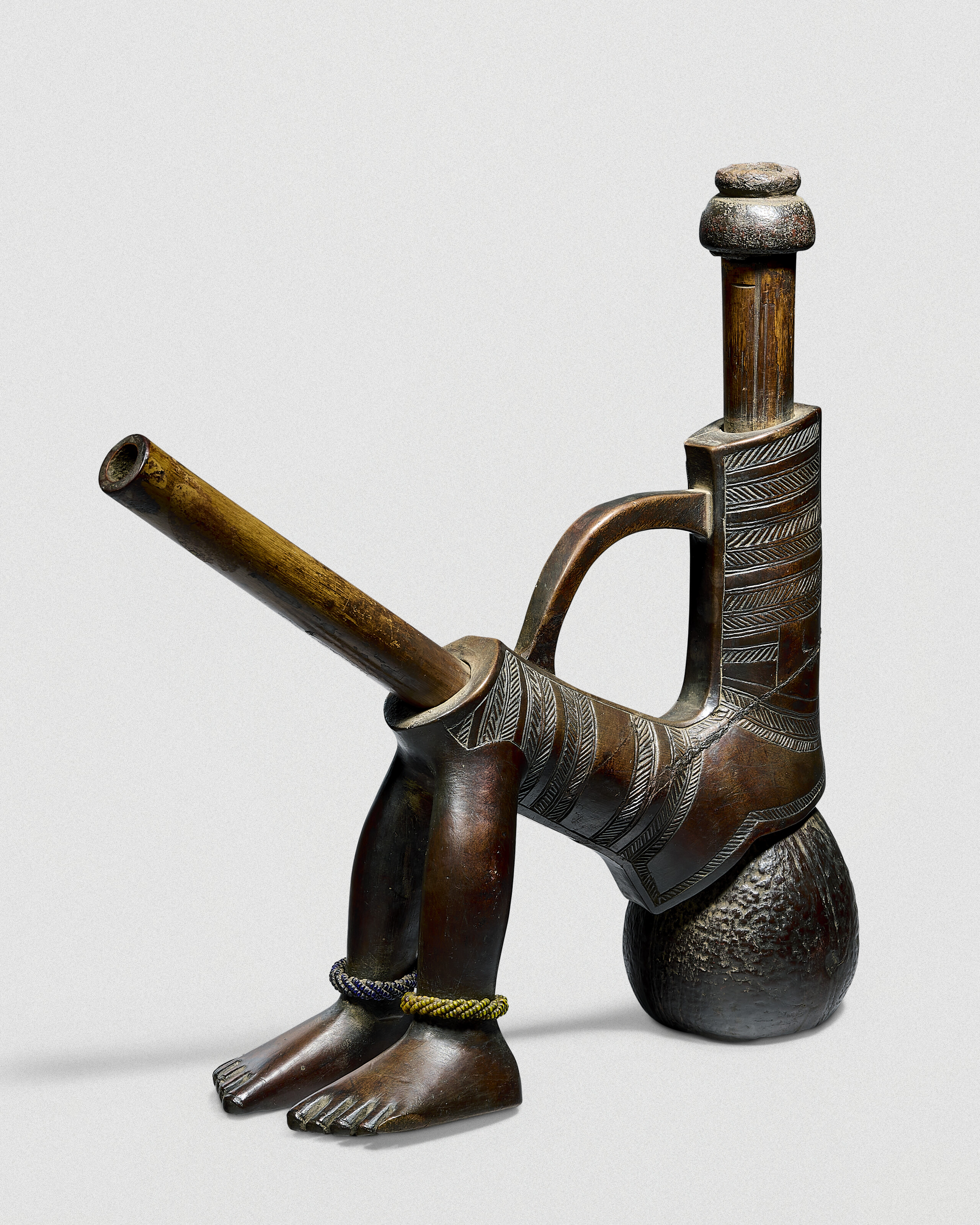 Makonde pipe, Mueda Plateau, Cabo Delgado Province, Mozambique, offered in Arts d'Afrique et d'Oceanie on 3 June 2026 at Christie's in Paris