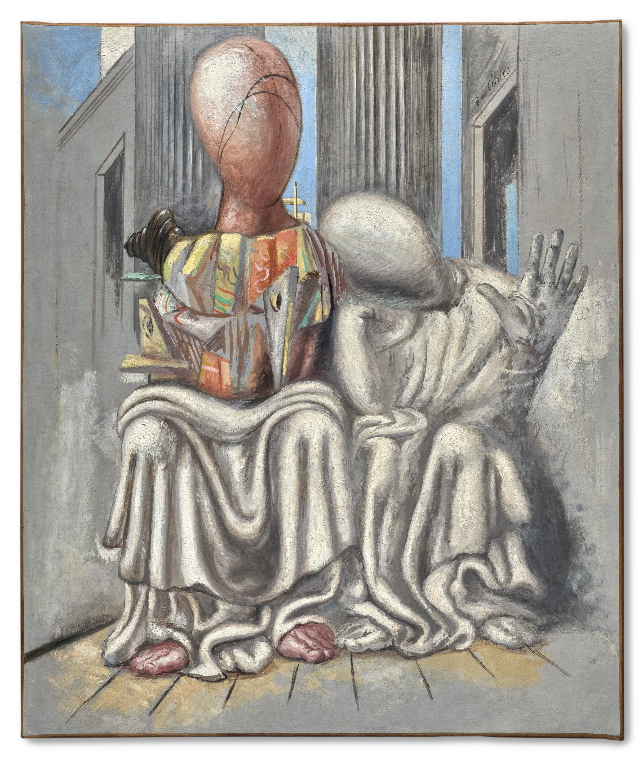 Giorgio de Chirico, Les Tragediens d'Eschyle, 1925, offered in the 20th/21st Century: Paris Evening Sale including Thinking Italian on 22 October 2026 at Christie's in Paris