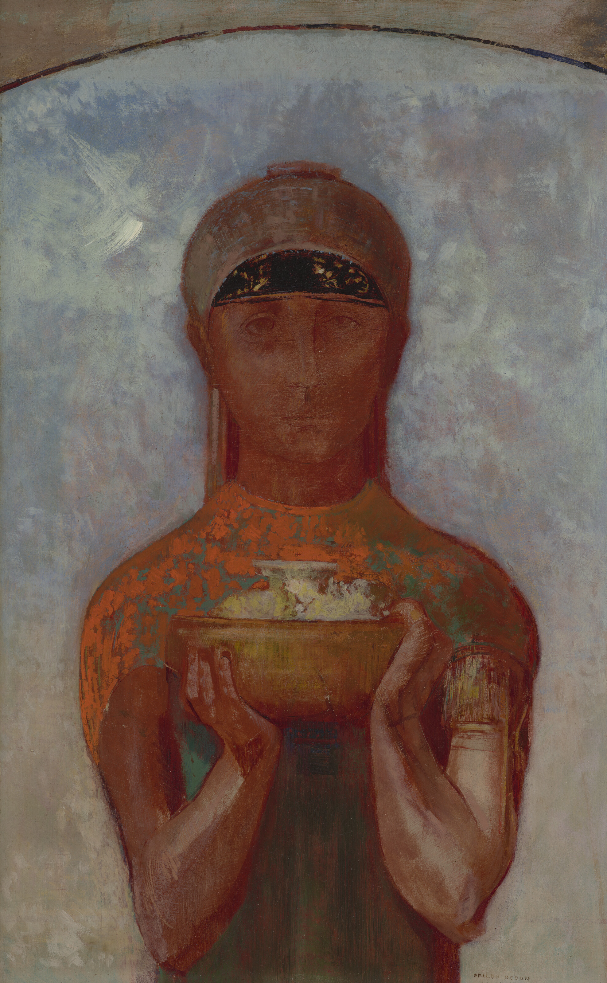 Odilon Redon, La Coupe de mystere (or Sybille), circa 1890, offered in Art Moderne - Vente du Jour, including Works from the Durand-Ruel Collection and Works from the Marlene and Spencer Hays Collection on 23 October 2026 at Christie's in Paris