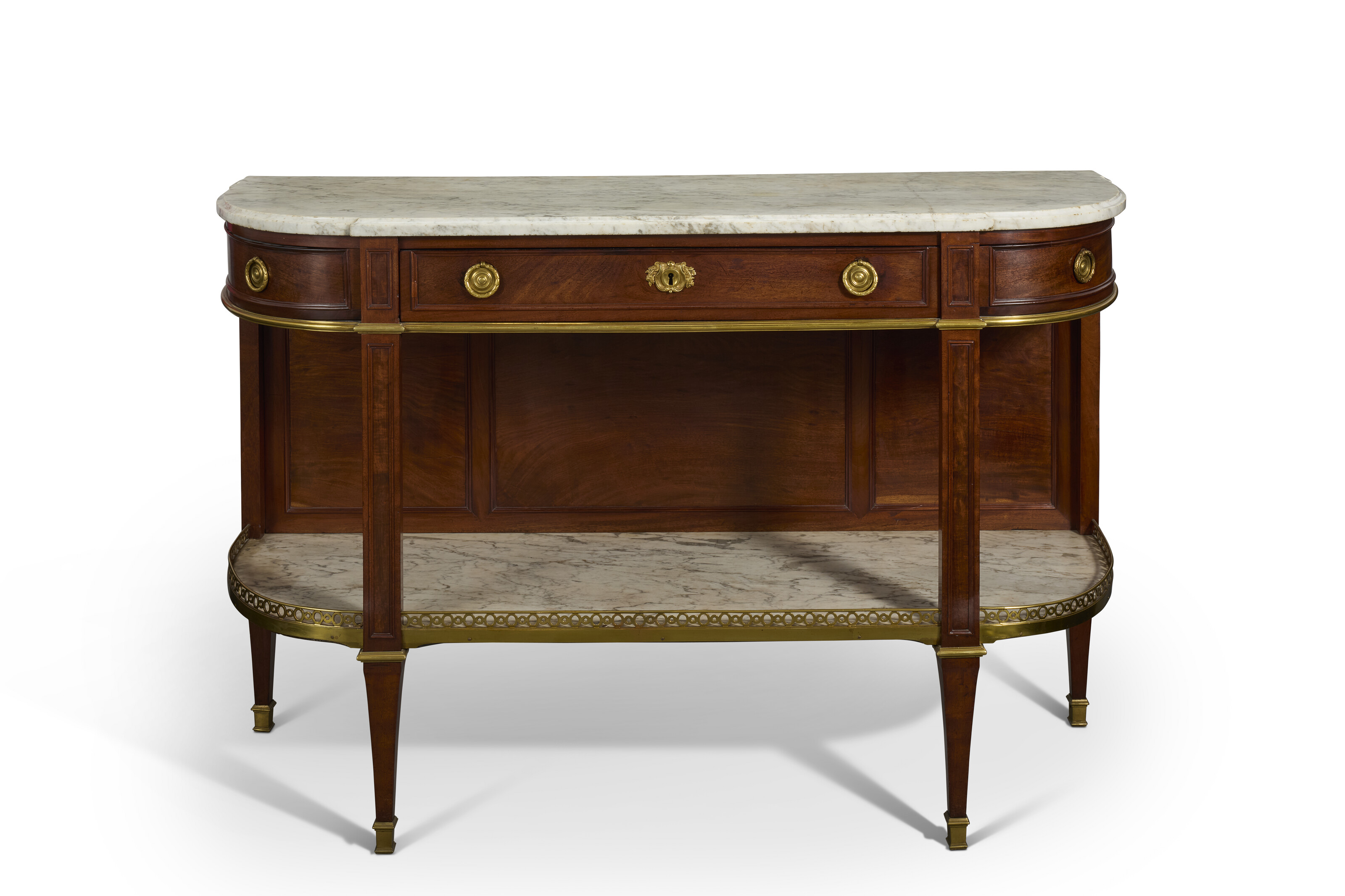 CONSOLE-DESSERTE D'ÉPOQUE LOUIS XVI