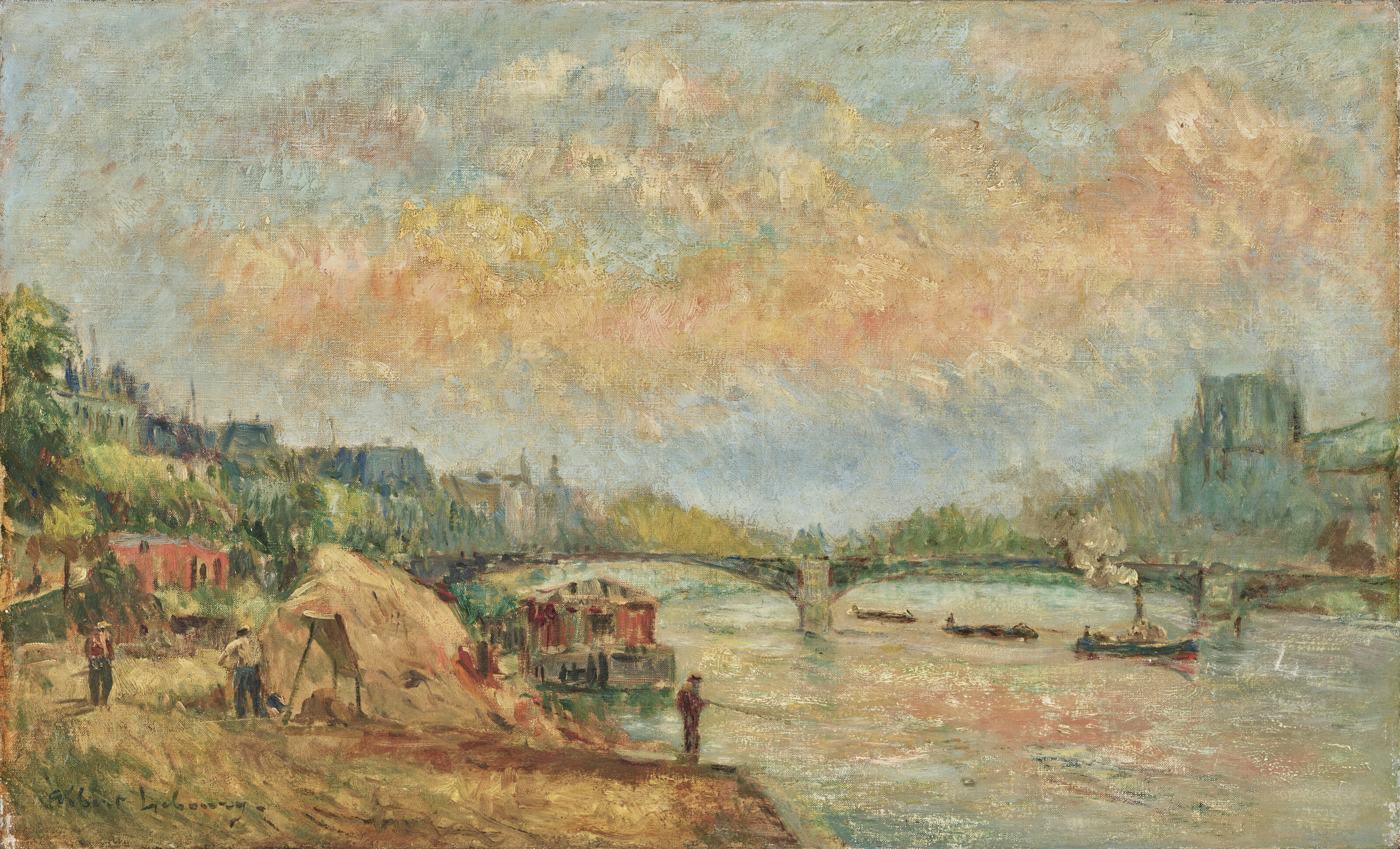 ALBERT CHARLES LEBOURG (MONTFORT-SUR-RISLE 1849-1928 ROUEN)