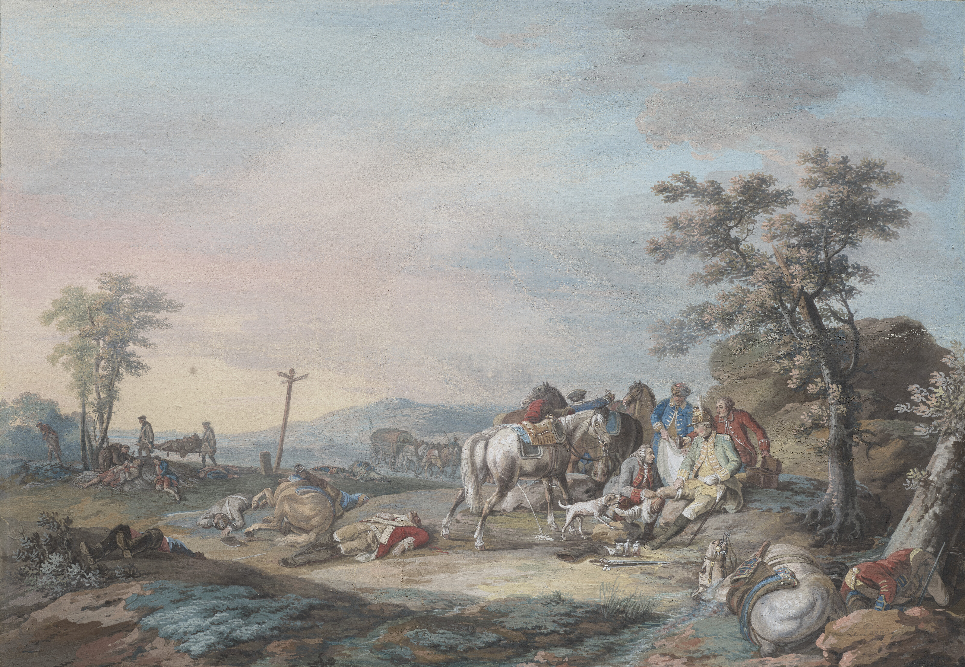 JEAN-BAPTISTE LE PAON ( PARIS 1738 - PARIS 1785)