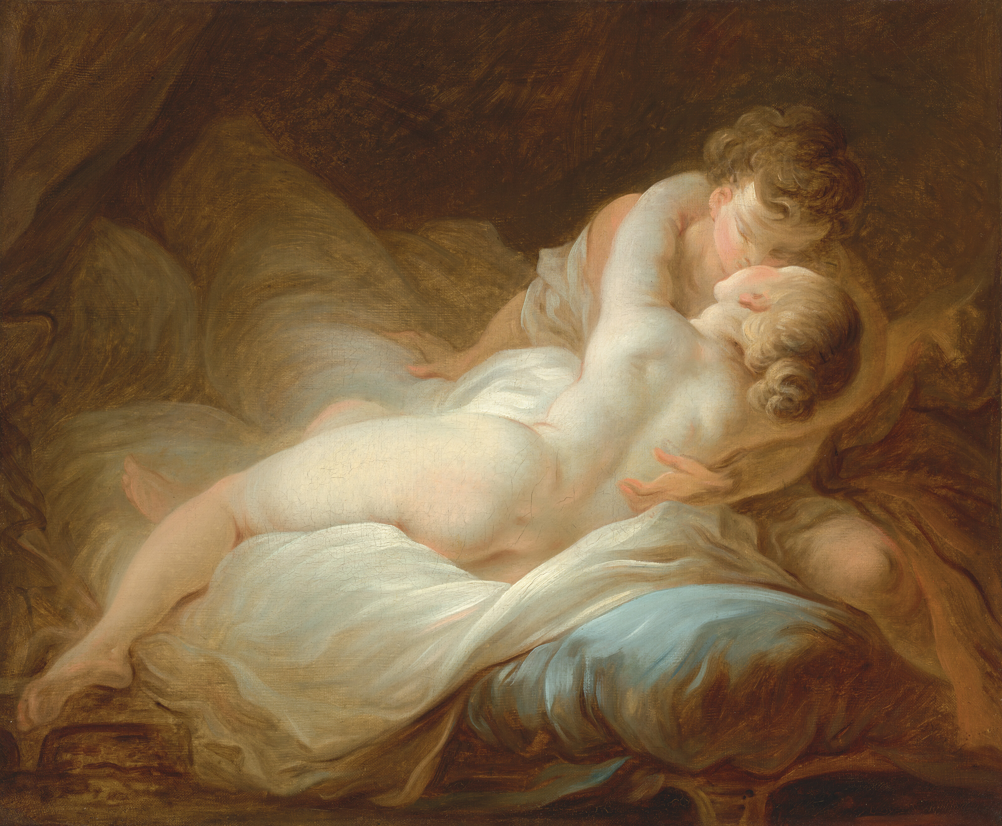 Jean-Honore Fragonard, L'Instant desire or Les Amants heureux. Oil on canvas, offered in the Graziella Patino de Ortiz Linares Collection - Evening Sale on 23 September 2026 at Christie's in Paris
