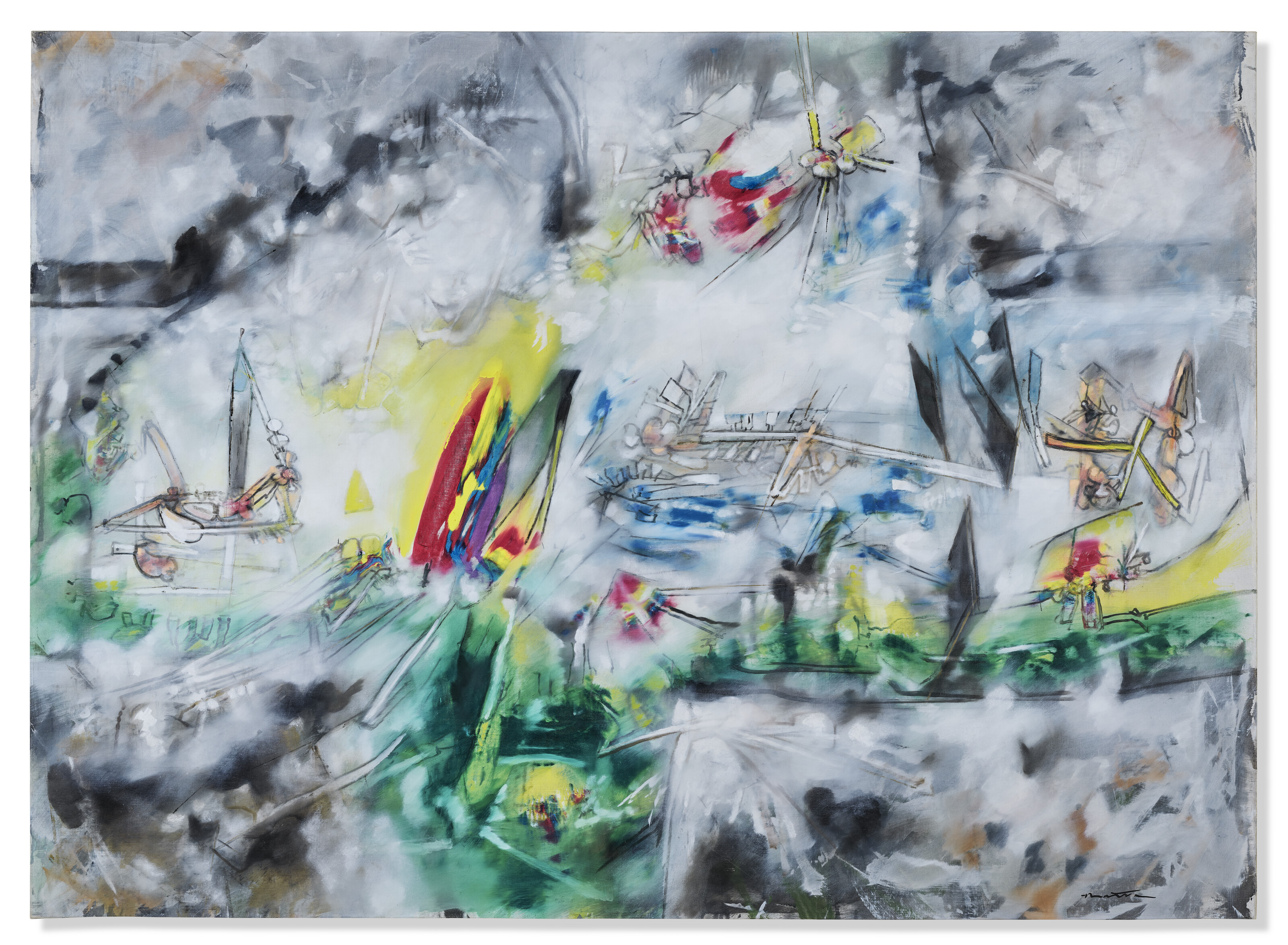 Roberto Matta, Sans titre, 1957, Offered in Thessa Herold, une femme d’intuition, until 2 June 2026 at Christie's Online