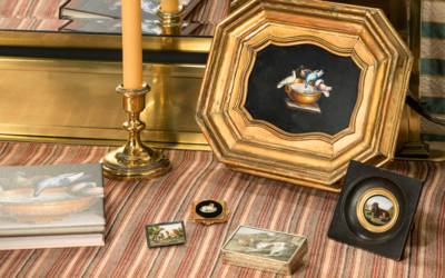 Gold Boxes Micromosaic Boxes and Jewellery