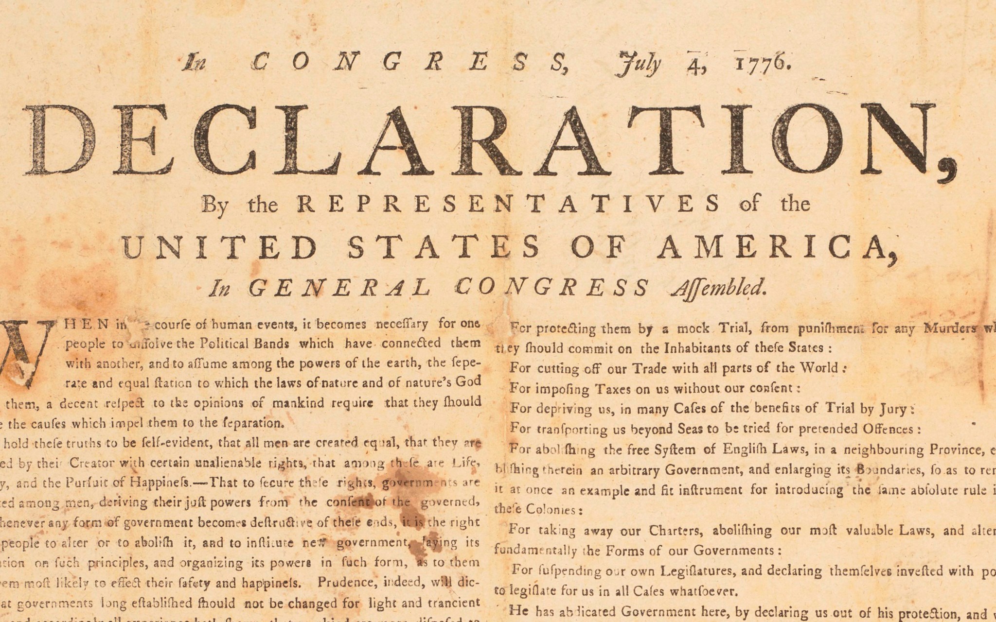 Fine Printed and Manuscript Americana