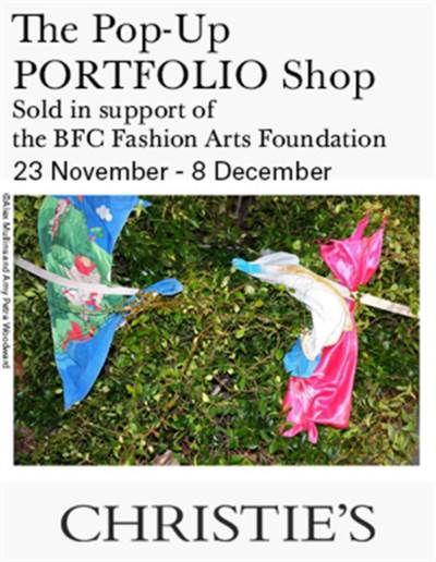 The Pop-Up PORTFOLIO Shop This property is being sold in support of the BFC Fashion Arts Foundation