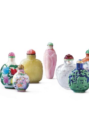 庚戌年 1910 陳仲三作玻璃内畫鍾馗嫁妹圖鼻煙壺 Snuff Bottles All Other Categories Of Objects Christie S