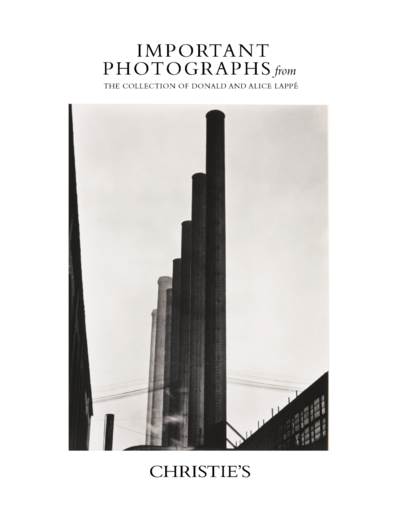 Important Photographs from the Collection of Donald and Alice Lappé