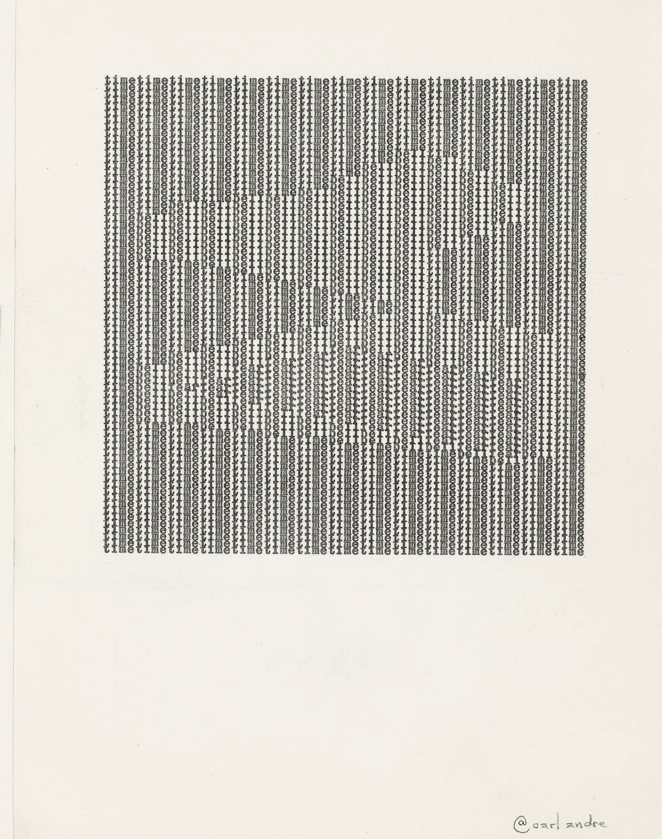 Carl Andre – Works in Belgium – 1993 – out of stock