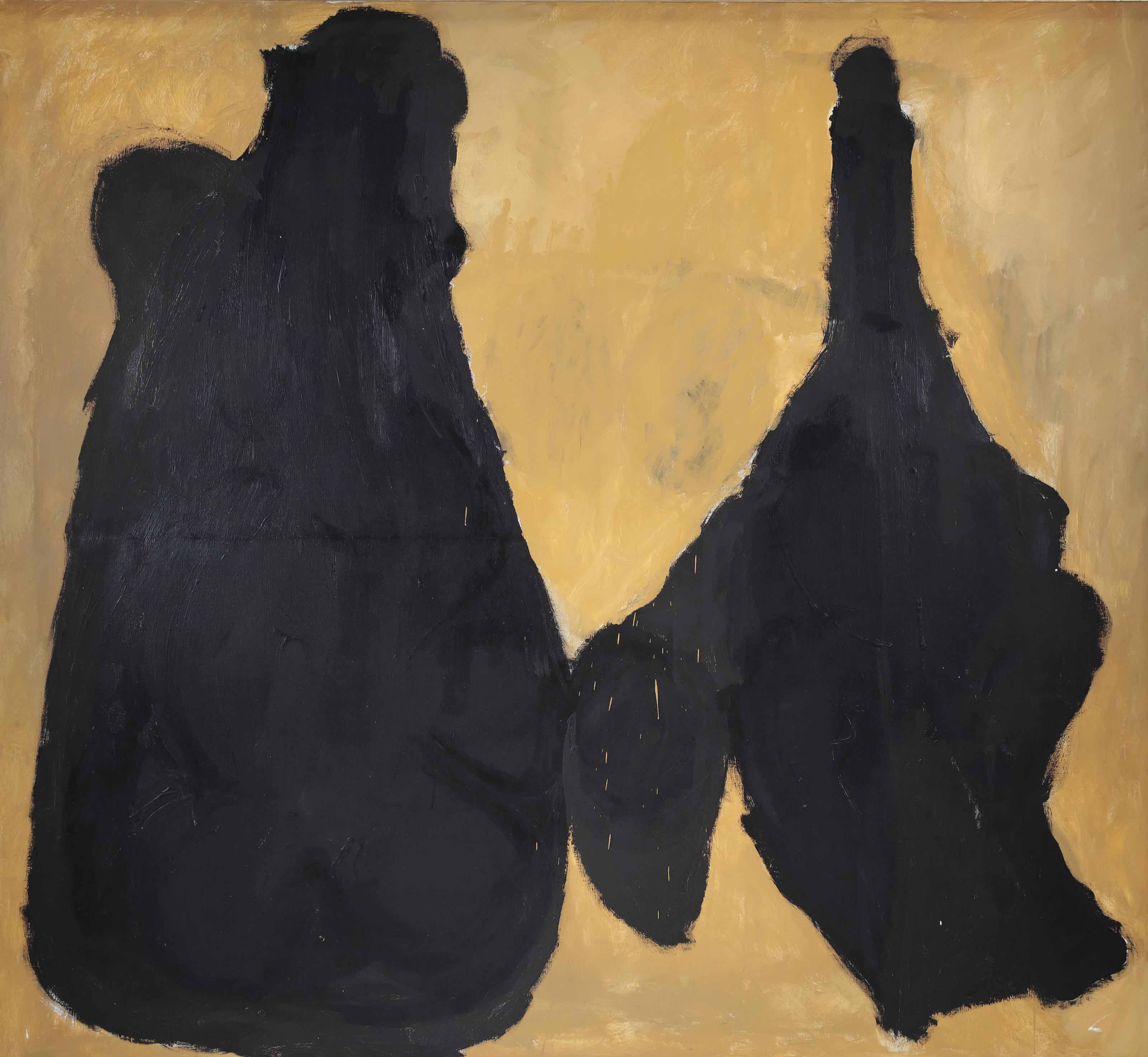 【中古】Robert Motherwell ROBERT MOTHERWELL (1915-1991), Red Open with White Line